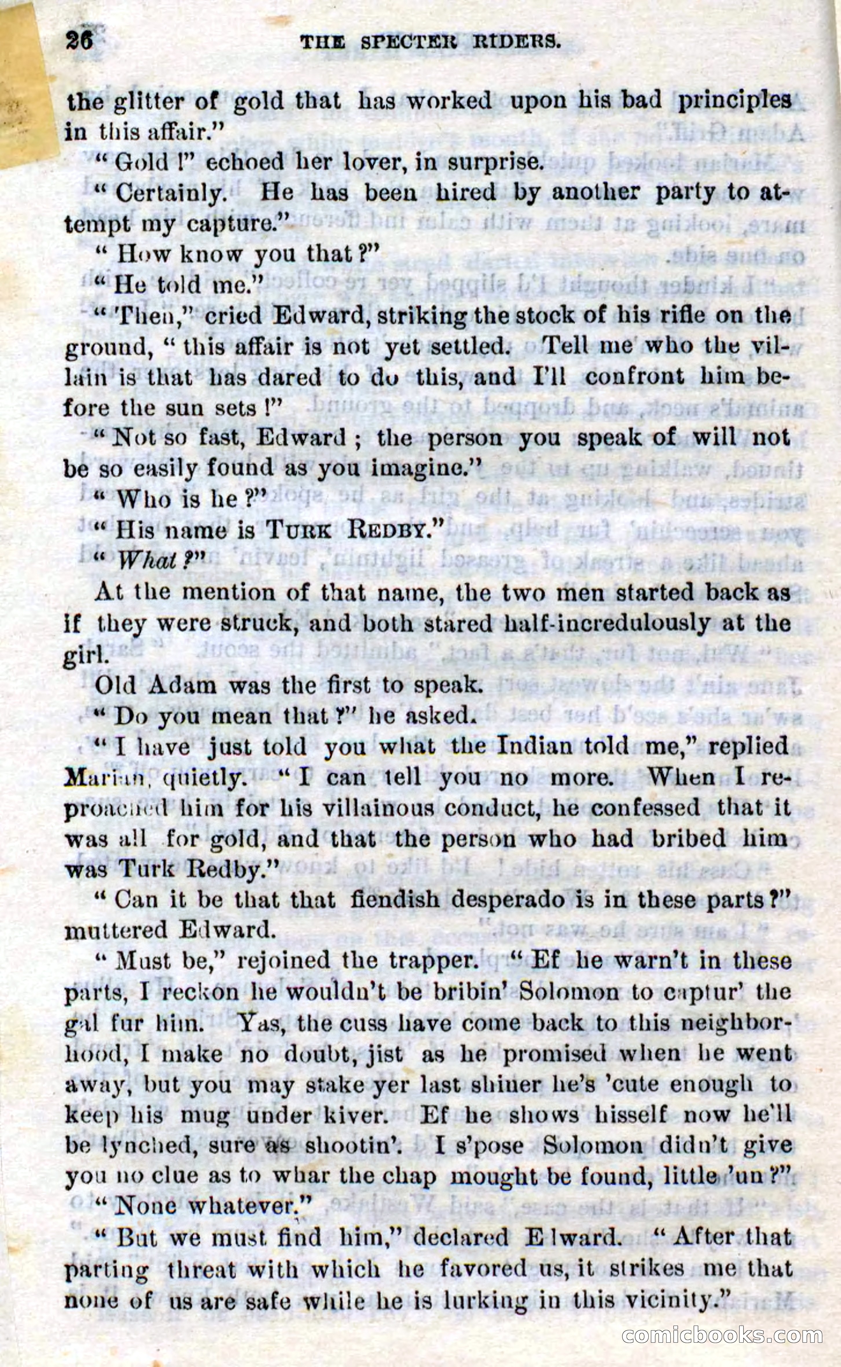 Beadle's Dime Novels No. 268: The Specter Riders — page 24 of 100