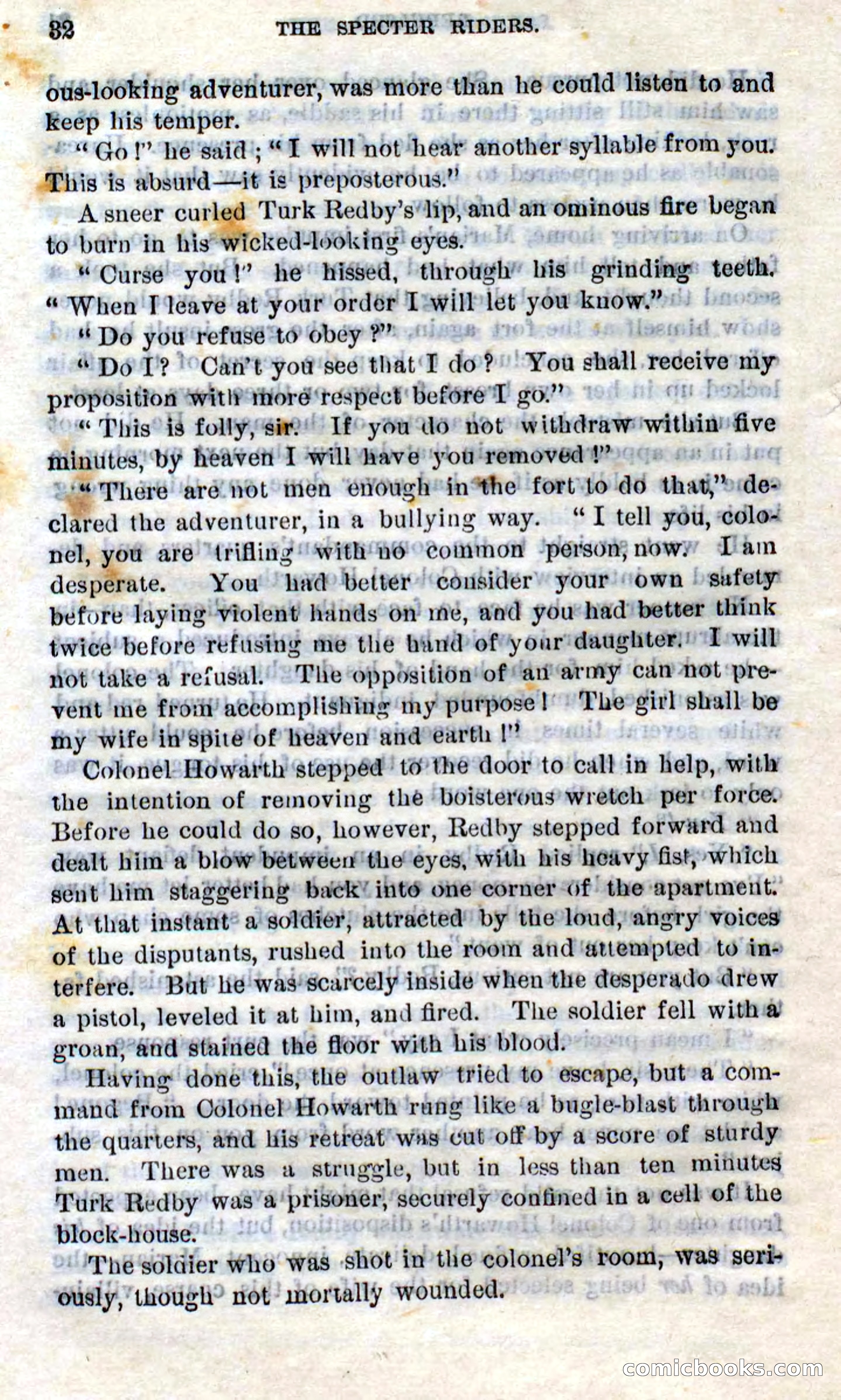 Beadle's Dime Novels No. 268: The Specter Riders — page 30 of 100