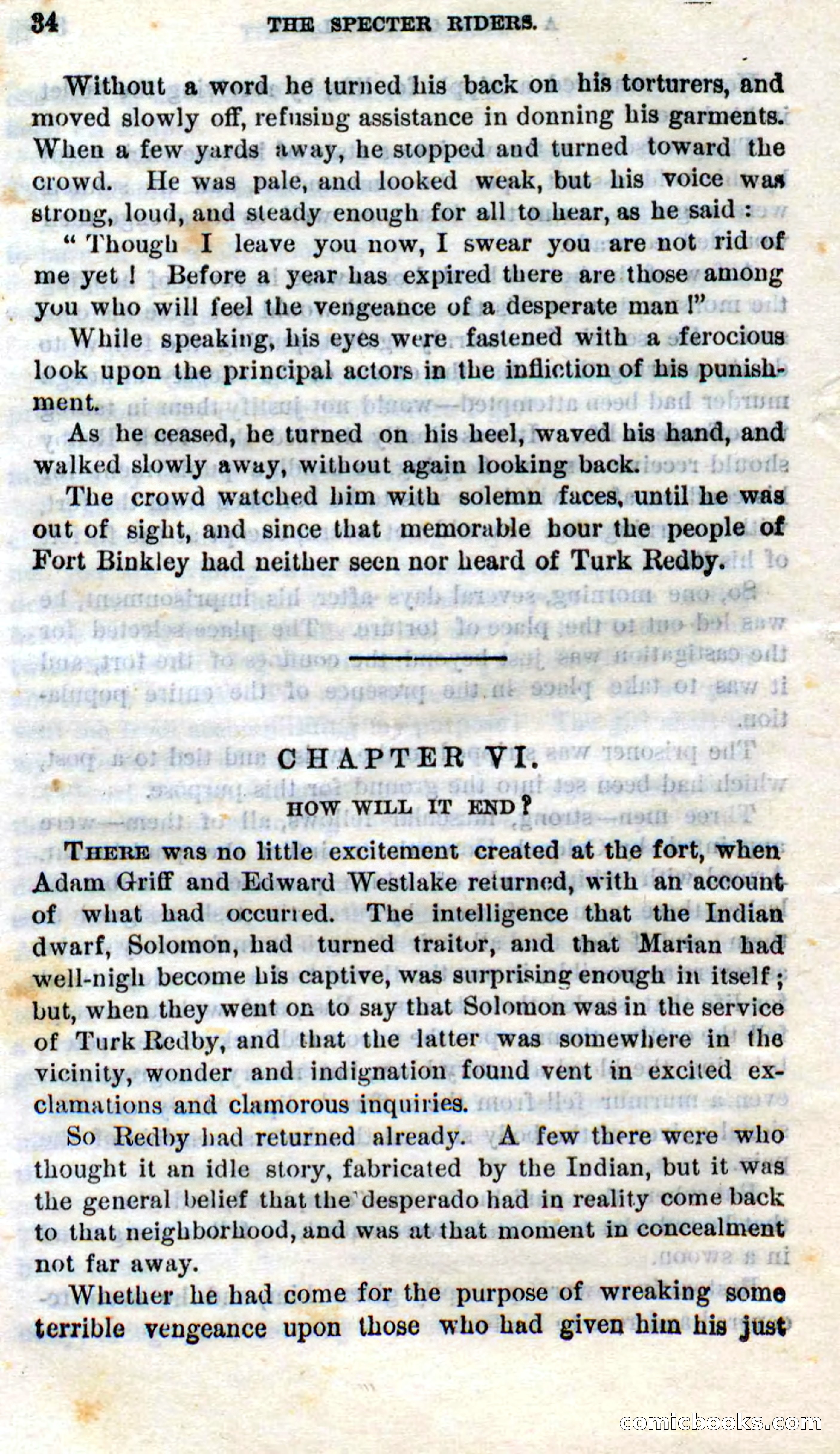 Beadle's Dime Novels No. 268: The Specter Riders — page 32 of 100