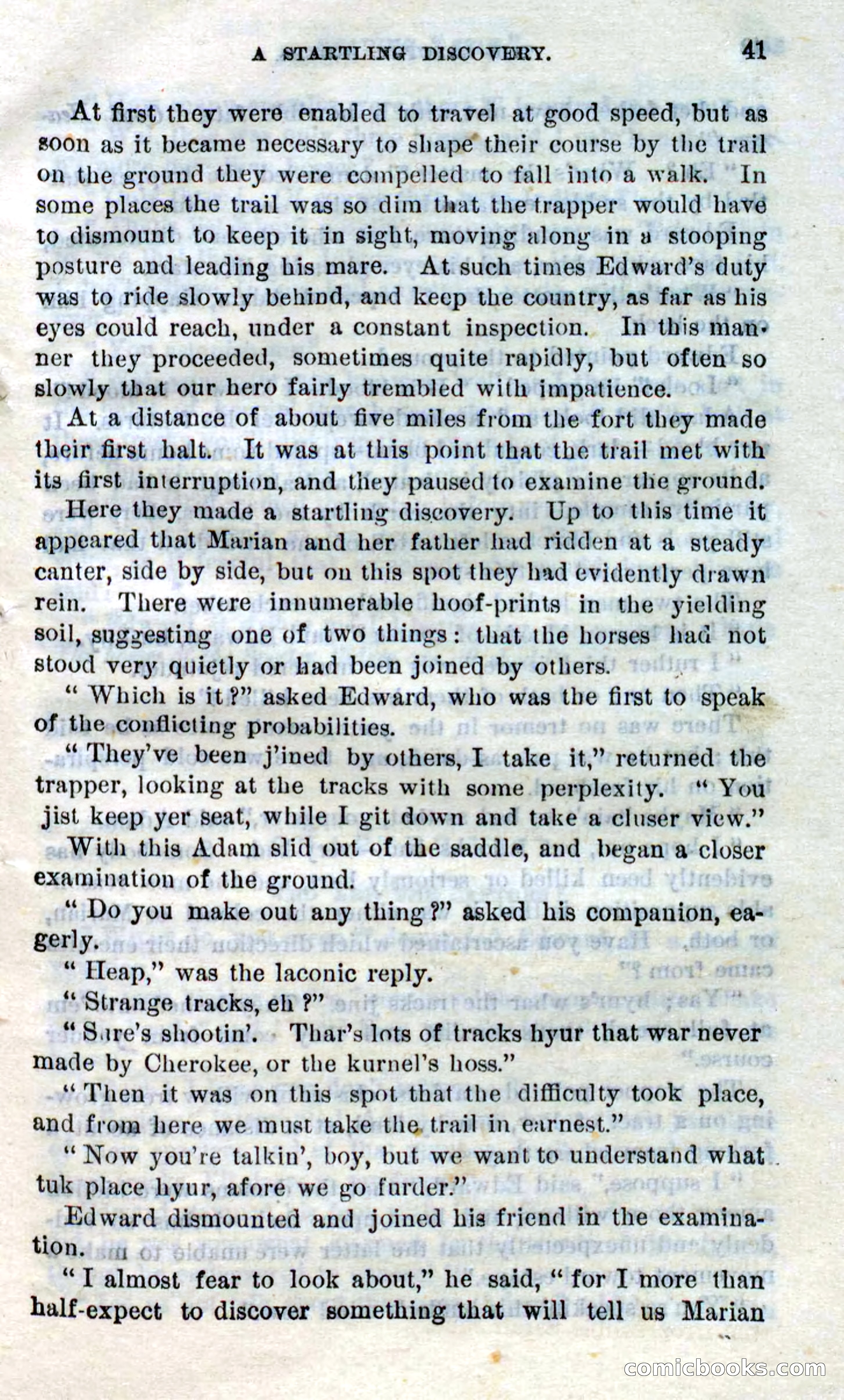 Beadle's Dime Novels No. 268: The Specter Riders — page 39 of 100