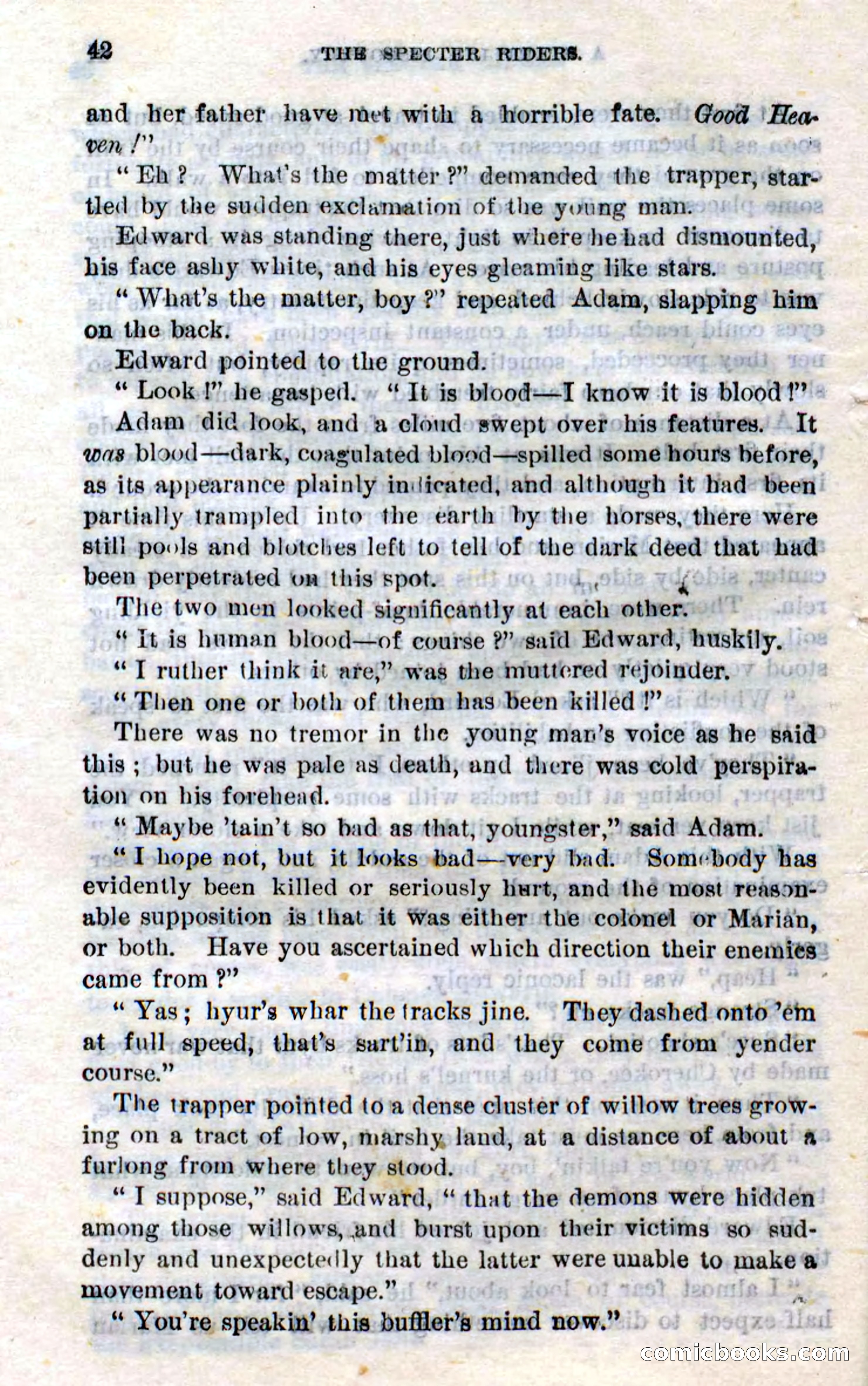 Beadle's Dime Novels No. 268: The Specter Riders — page 40 of 100