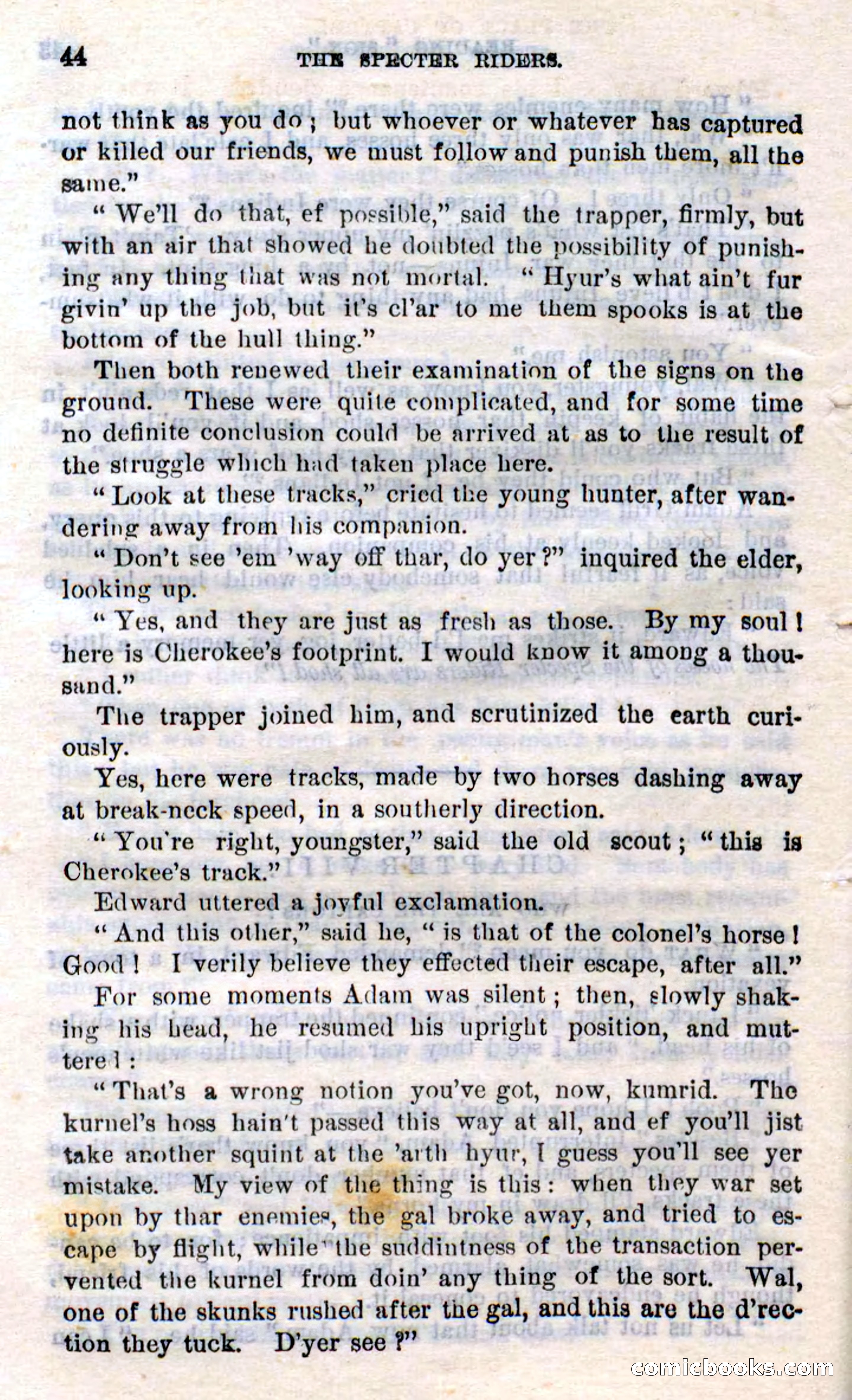 Beadle's Dime Novels No. 268: The Specter Riders — page 42 of 100