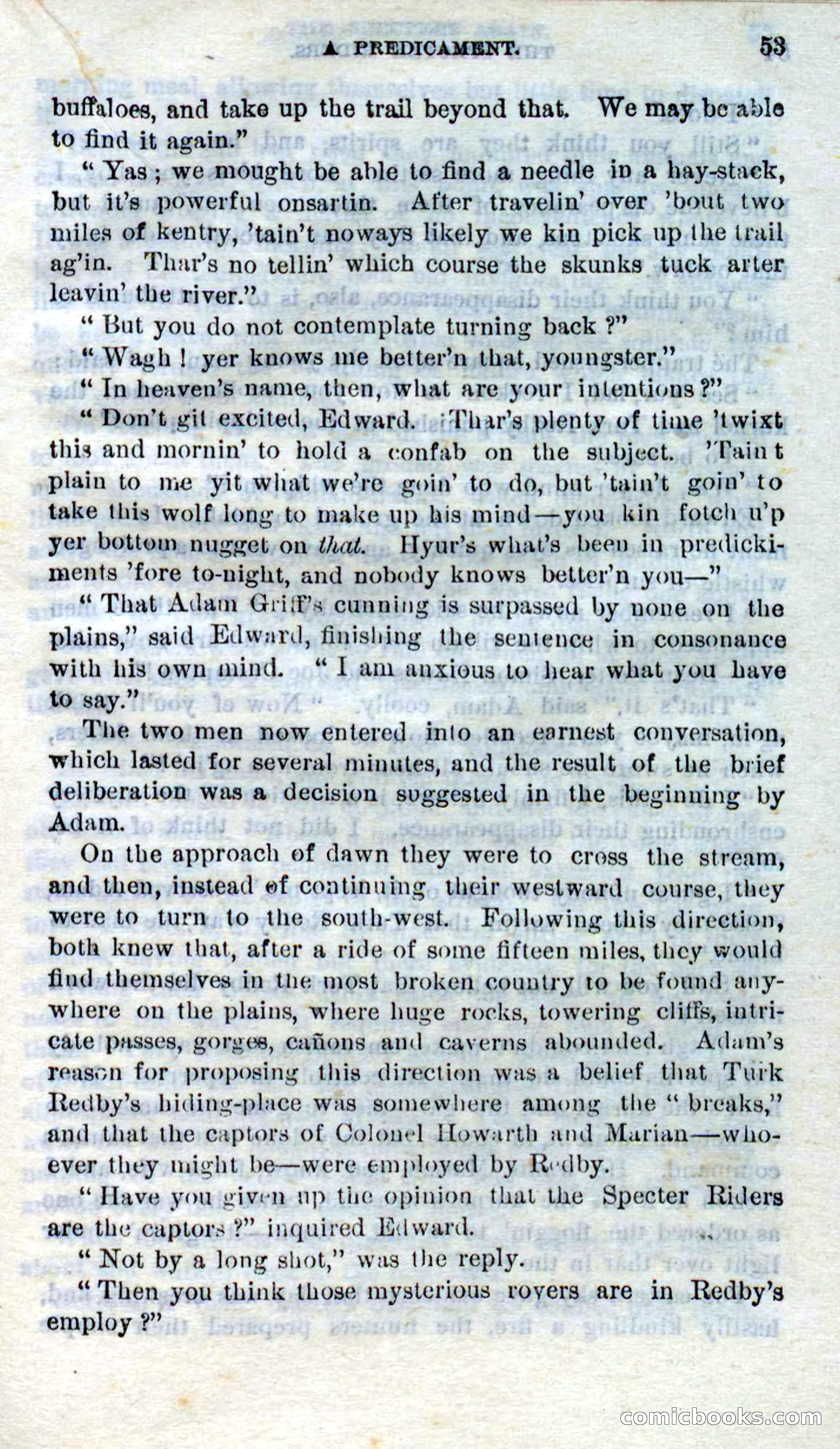 Beadle's Dime Novels No. 268: The Specter Riders — page 51 of 100