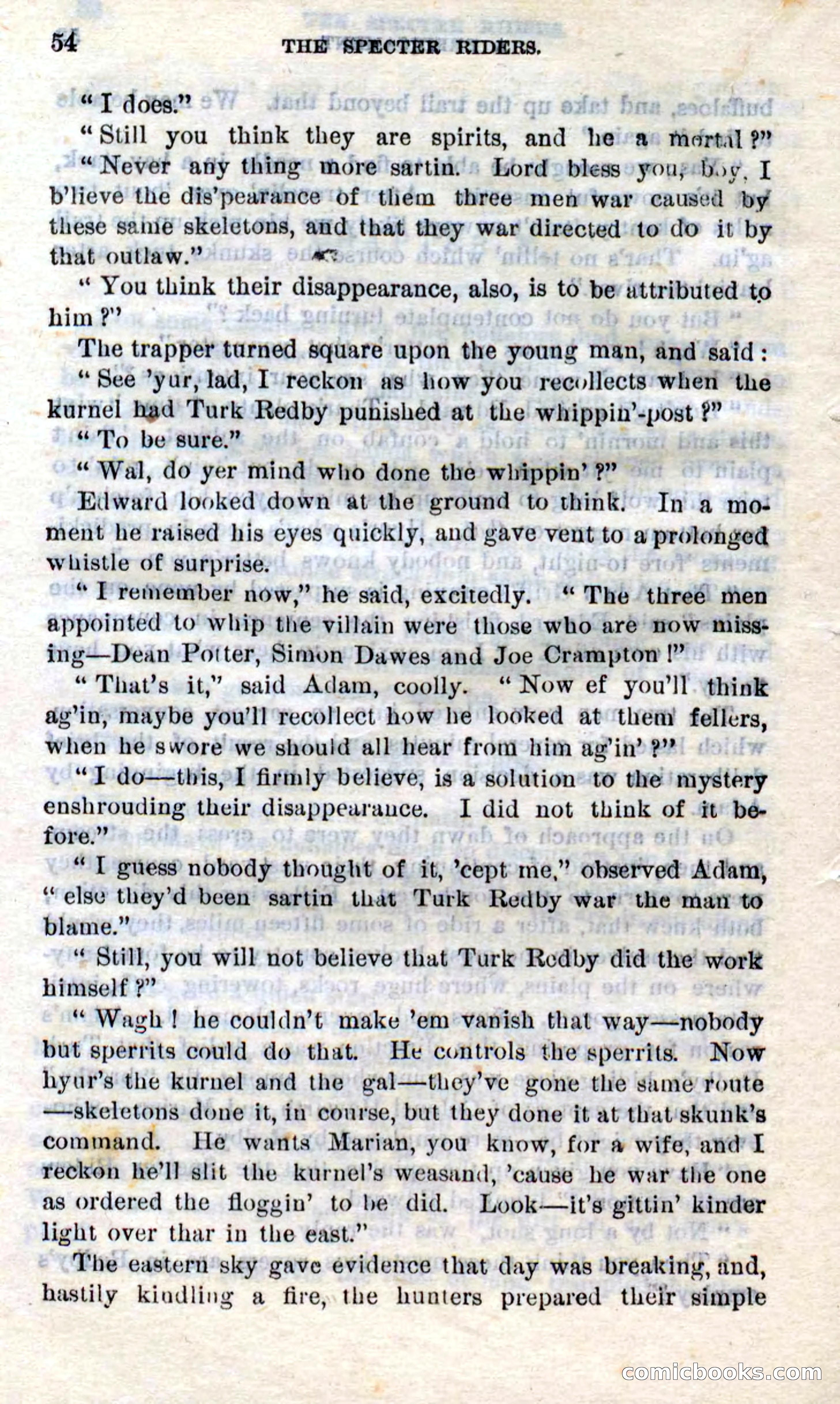 Beadle's Dime Novels No. 268: The Specter Riders — page 52 of 100