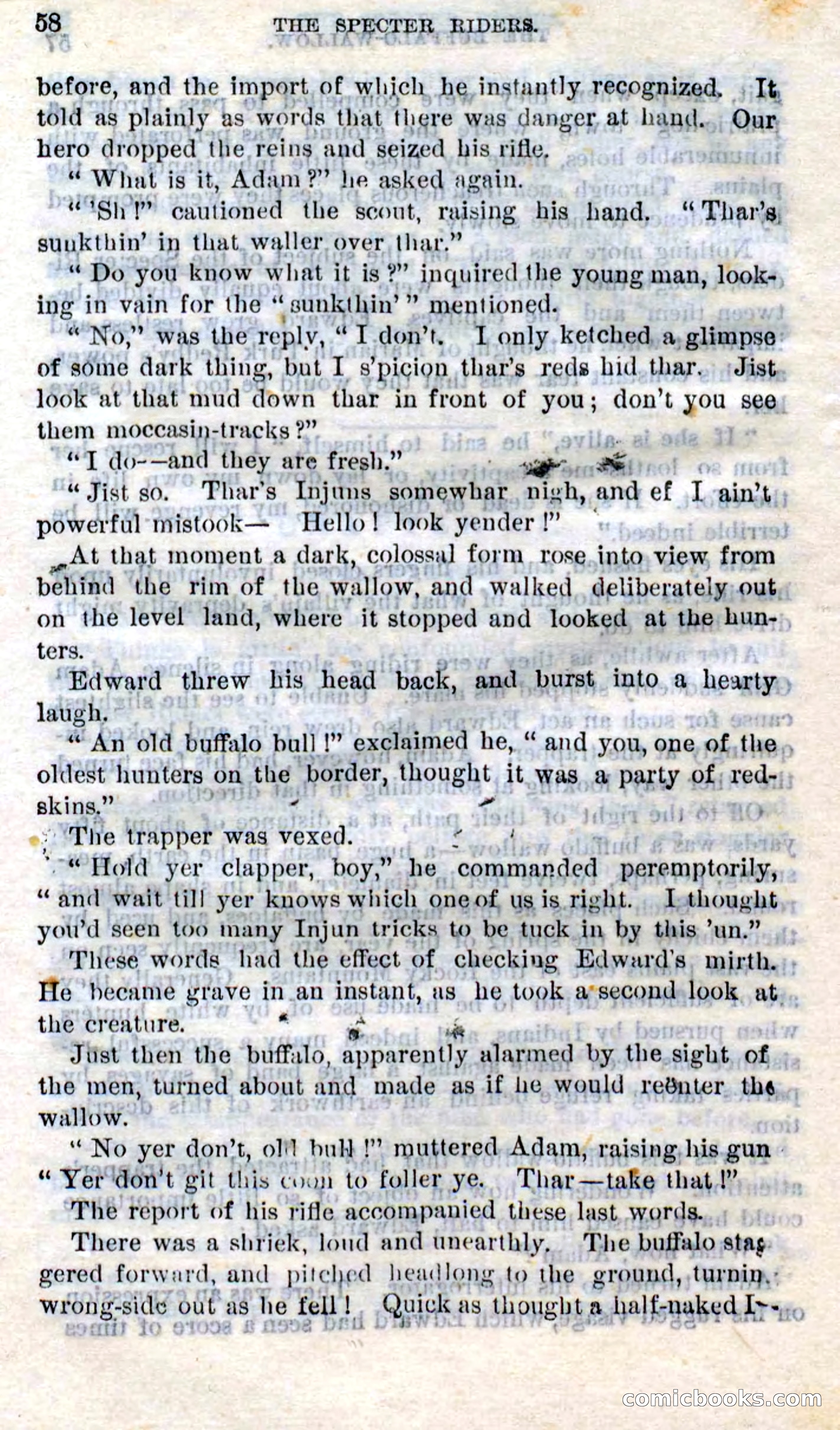 Beadle's Dime Novels No. 268: The Specter Riders — page 56 of 100