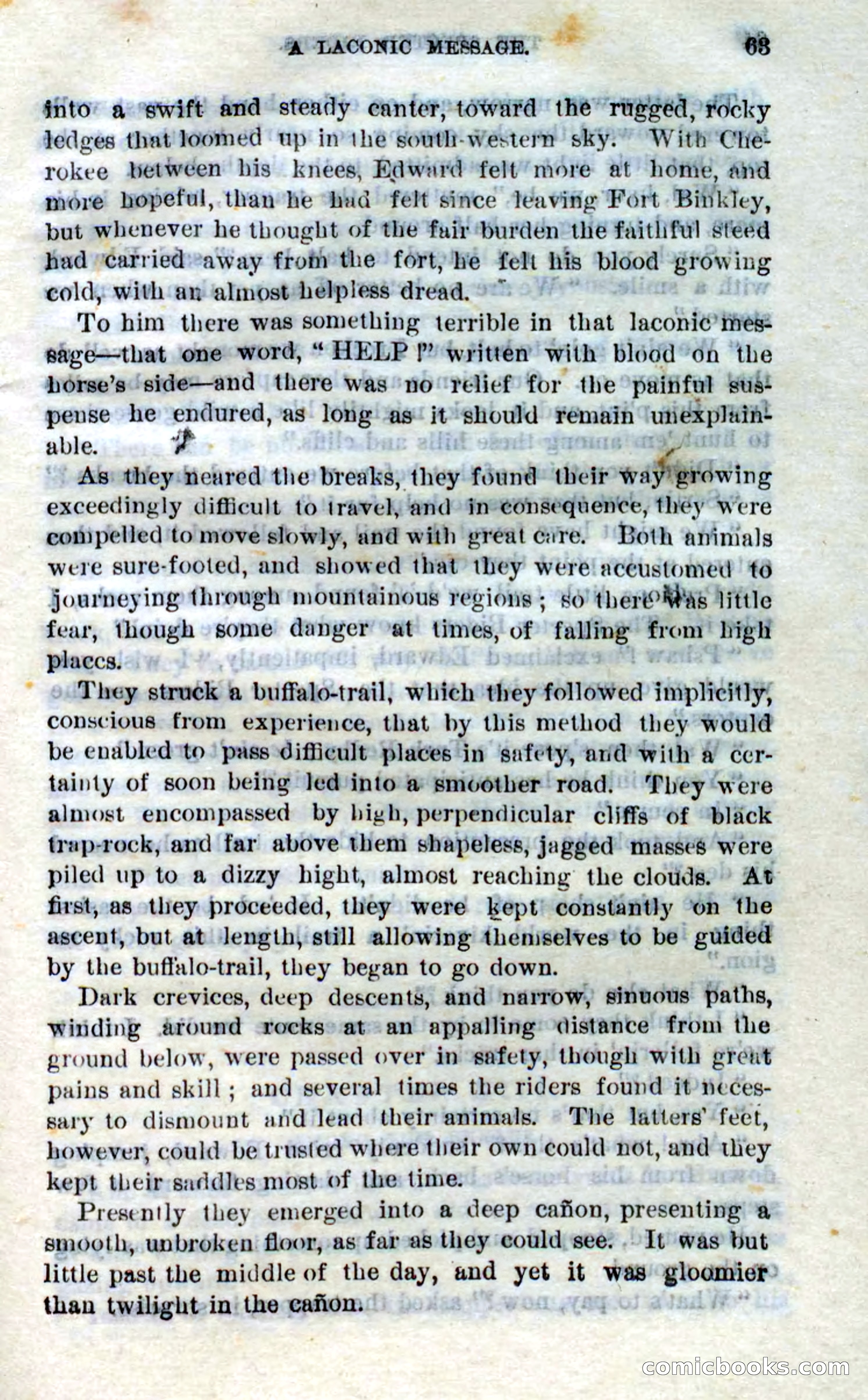 Beadle's Dime Novels No. 268: The Specter Riders — page 61 of 100