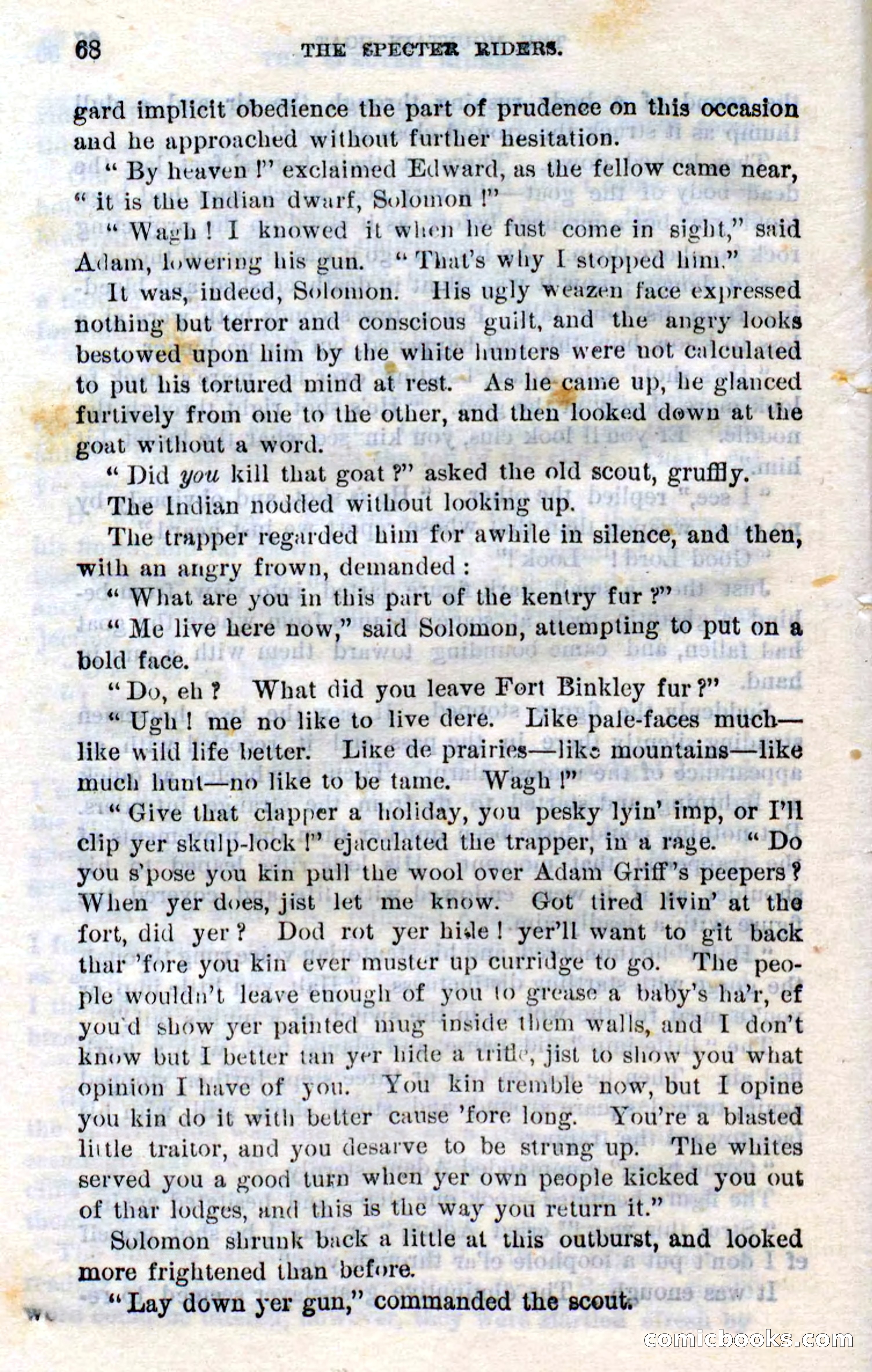 Beadle's Dime Novels No. 268: The Specter Riders — page 66 of 100