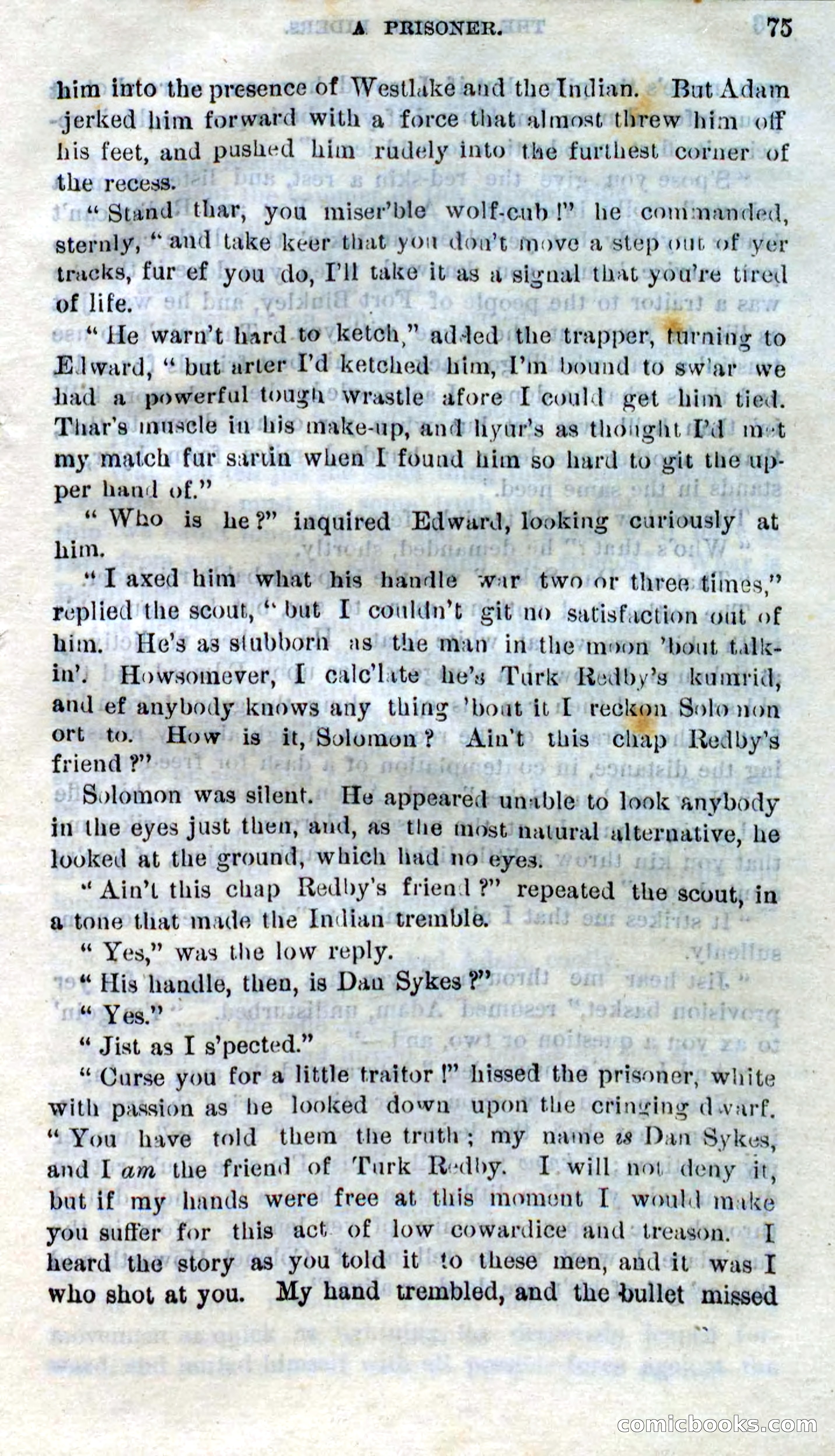 Beadle's Dime Novels No. 268: The Specter Riders — page 73 of 100