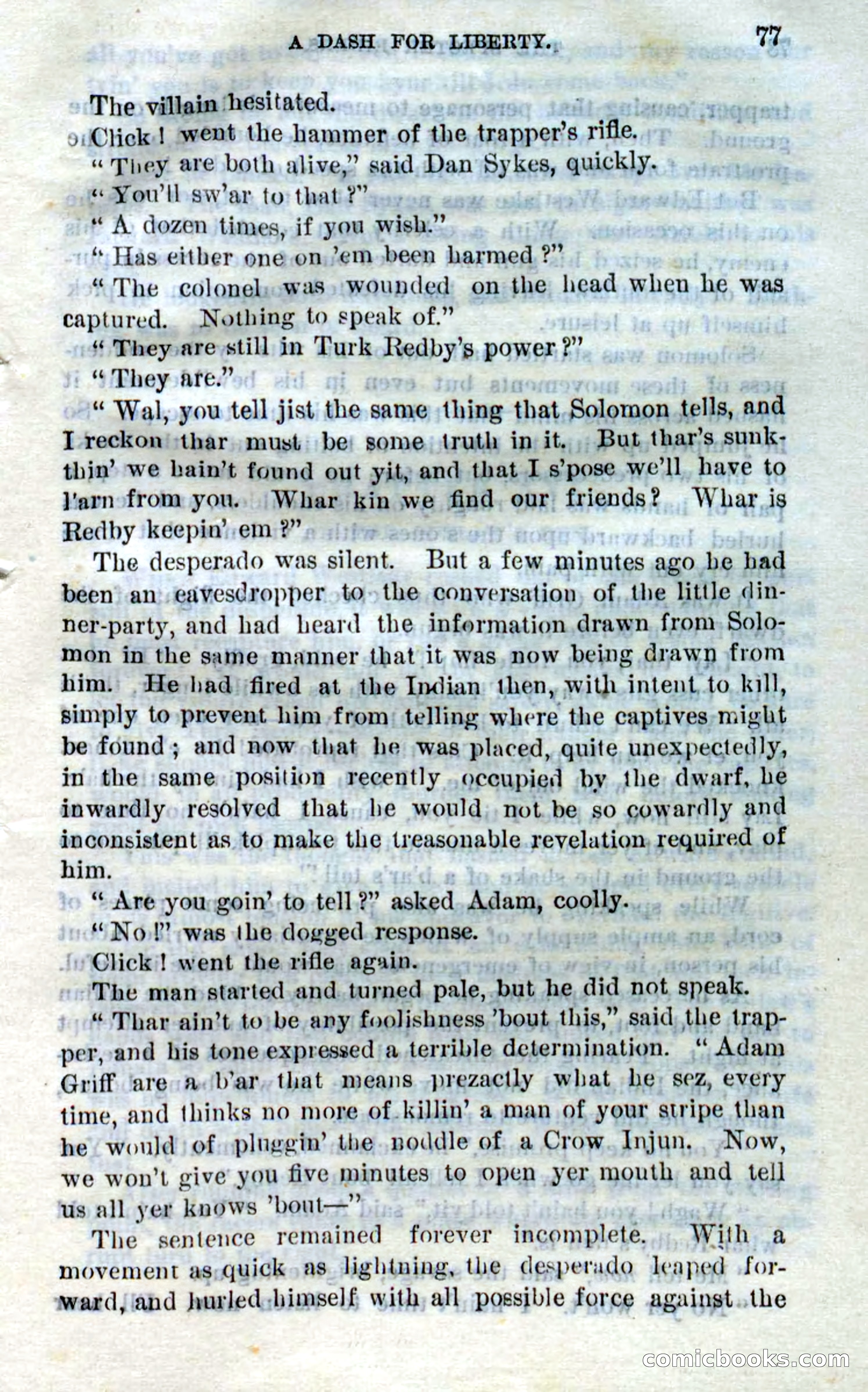 Beadle's Dime Novels No. 268: The Specter Riders — page 75 of 100