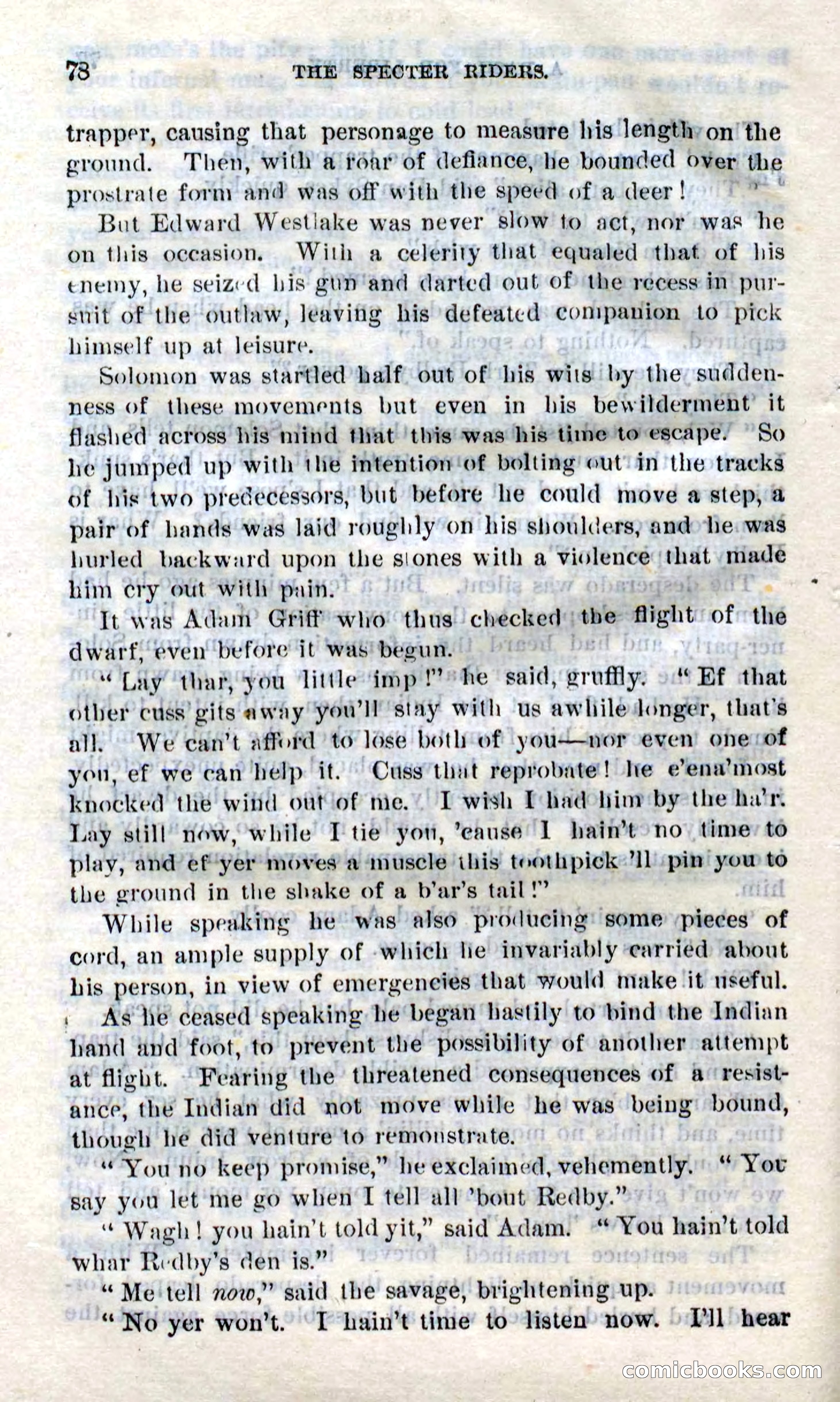 Beadle's Dime Novels No. 268: The Specter Riders — page 76 of 100
