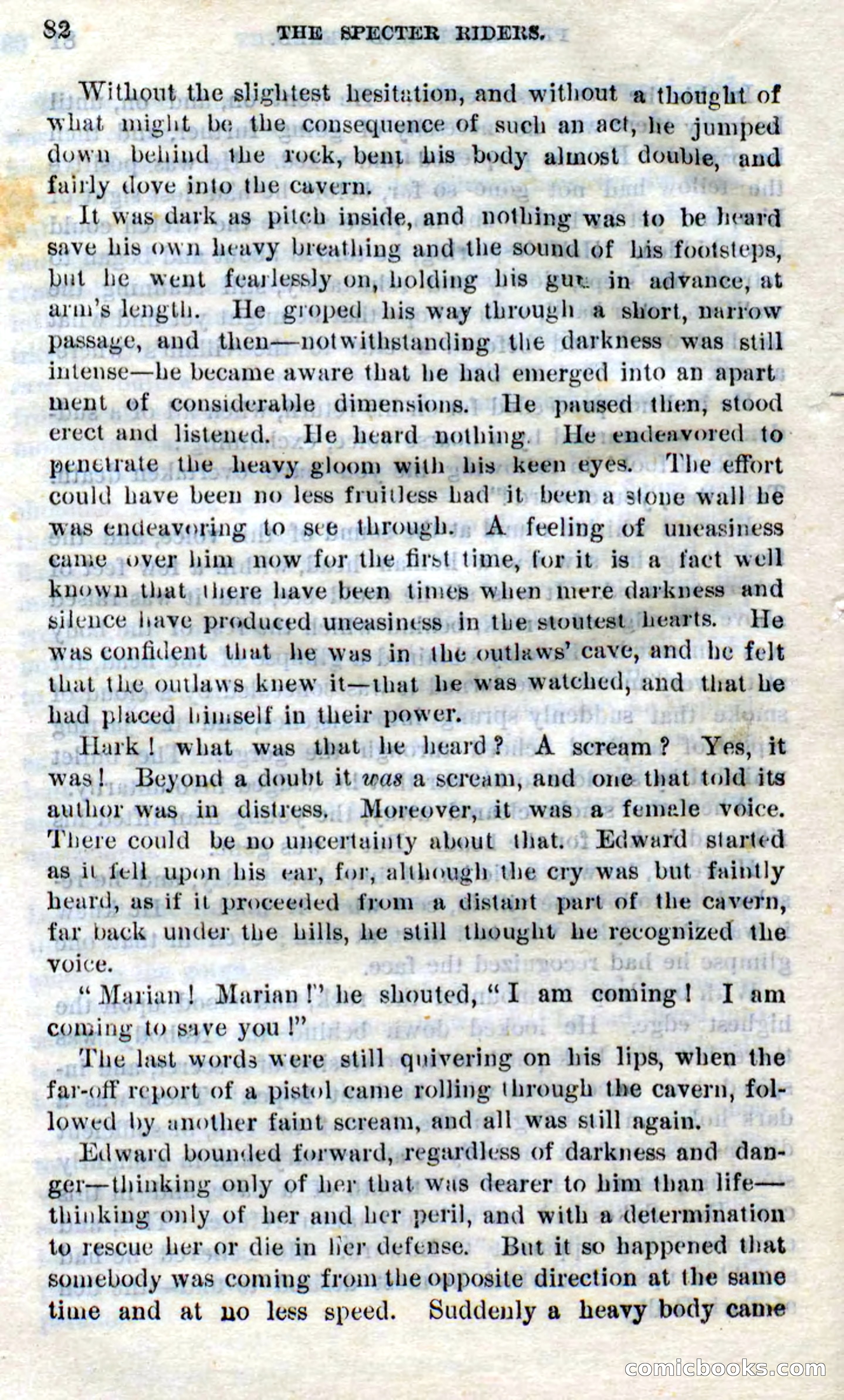 Beadle's Dime Novels No. 268: The Specter Riders — page 80 of 100