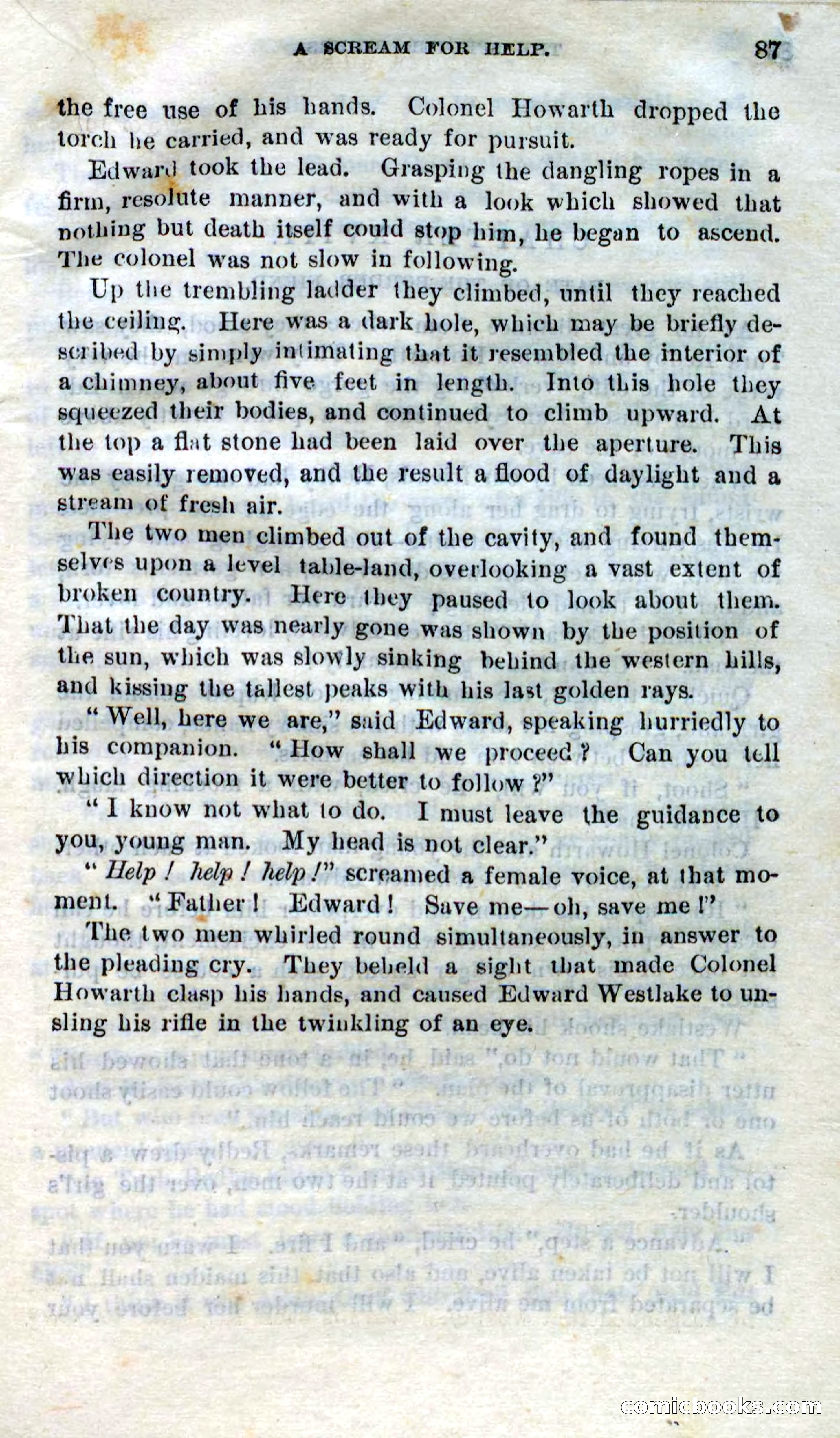 Beadle's Dime Novels No. 268: The Specter Riders — page 85 of 100