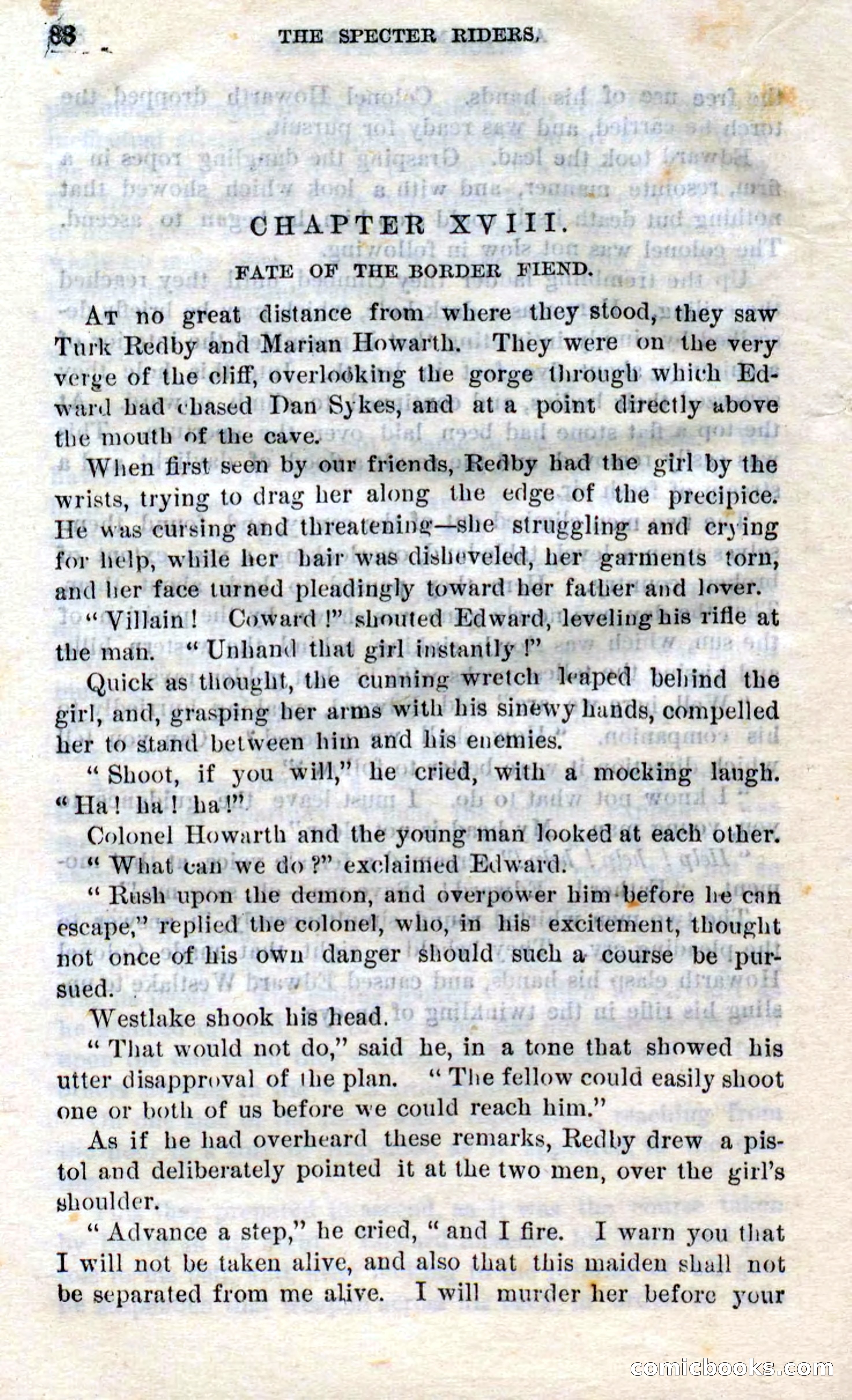 Beadle's Dime Novels No. 268: The Specter Riders — page 86 of 100