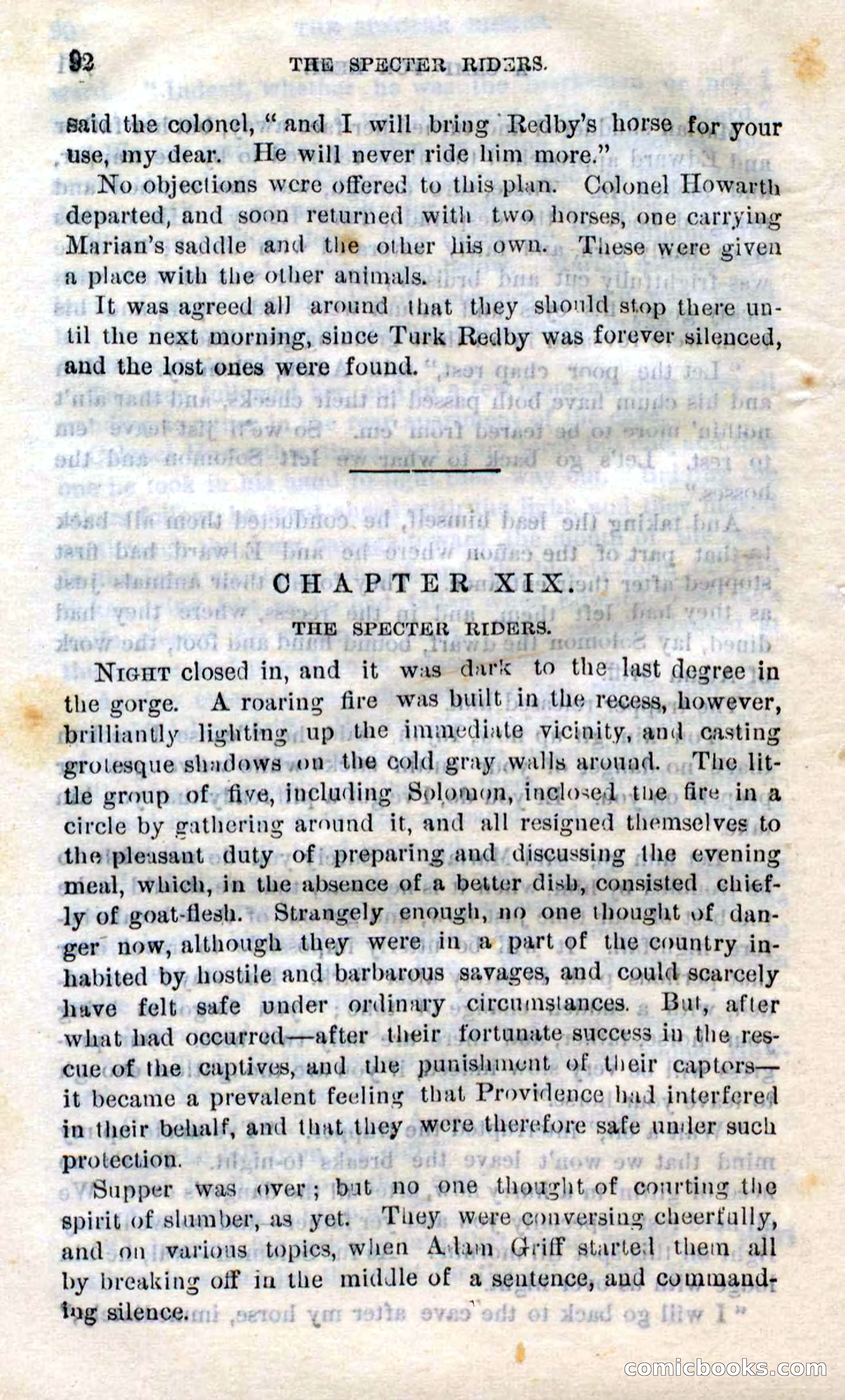 Beadle's Dime Novels No. 268: The Specter Riders — page 90 of 100