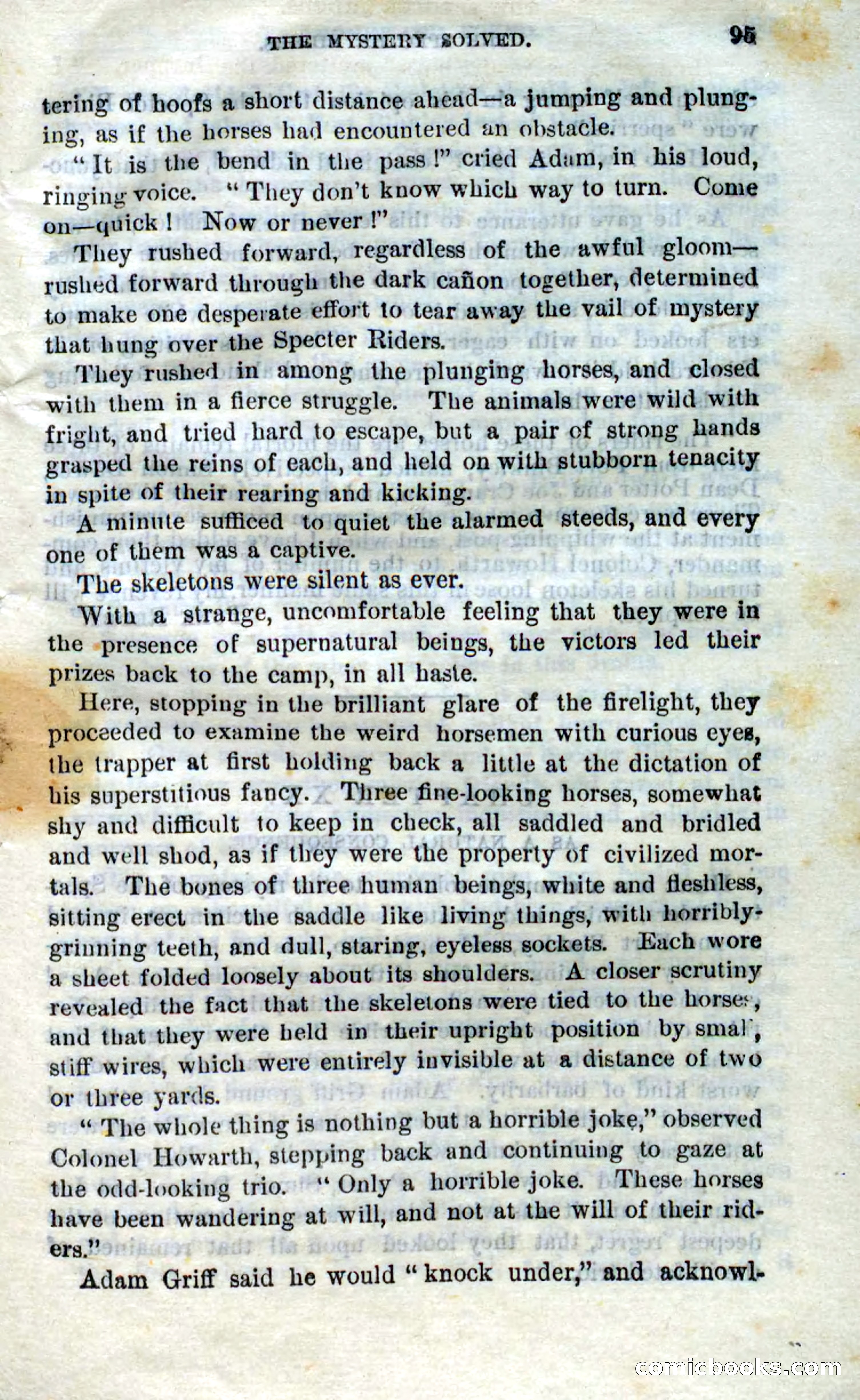 Beadle's Dime Novels No. 268: The Specter Riders — page 93 of 100