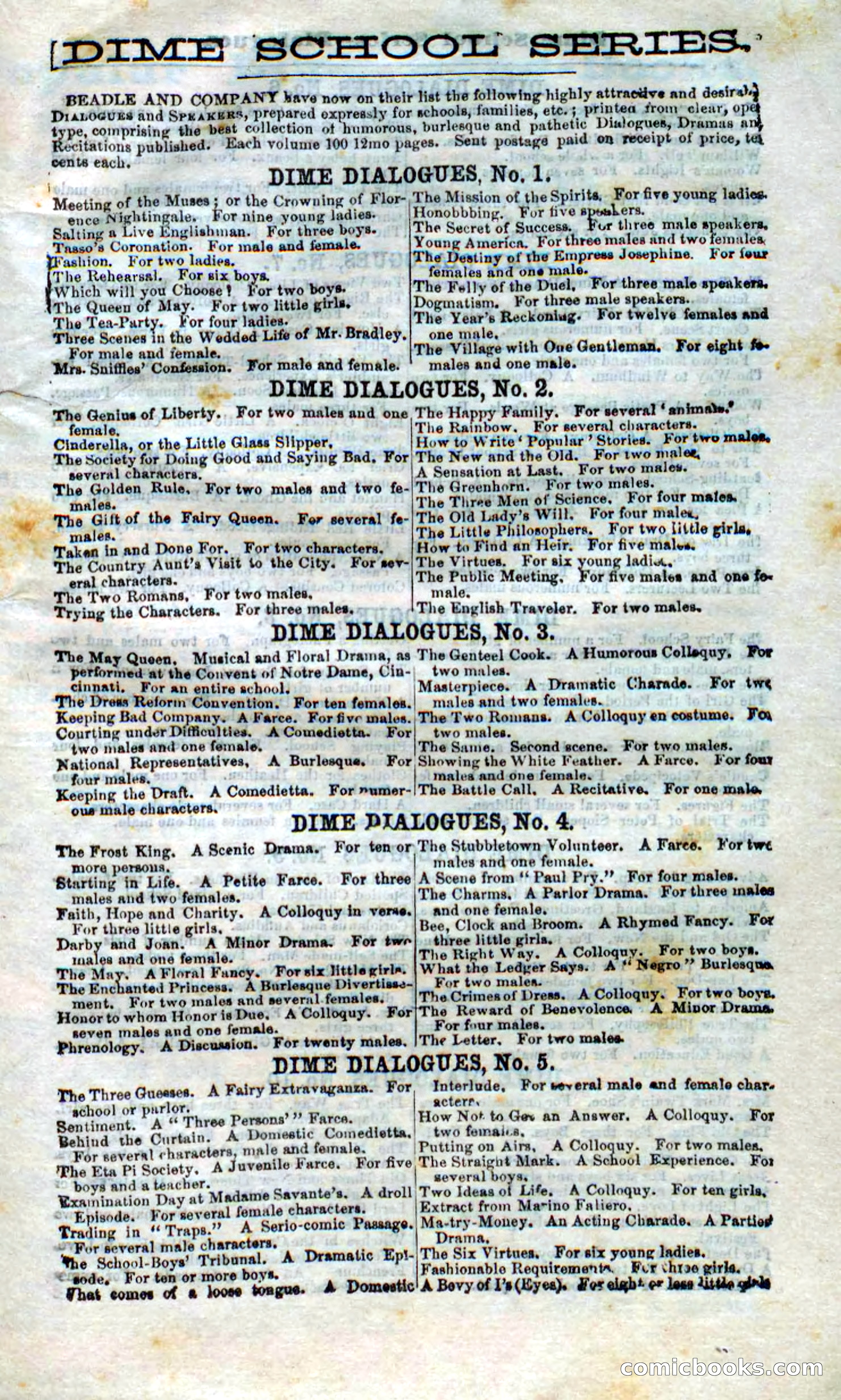 Beadle's Dime Novels No. 268: The Specter Riders — page 97 of 100