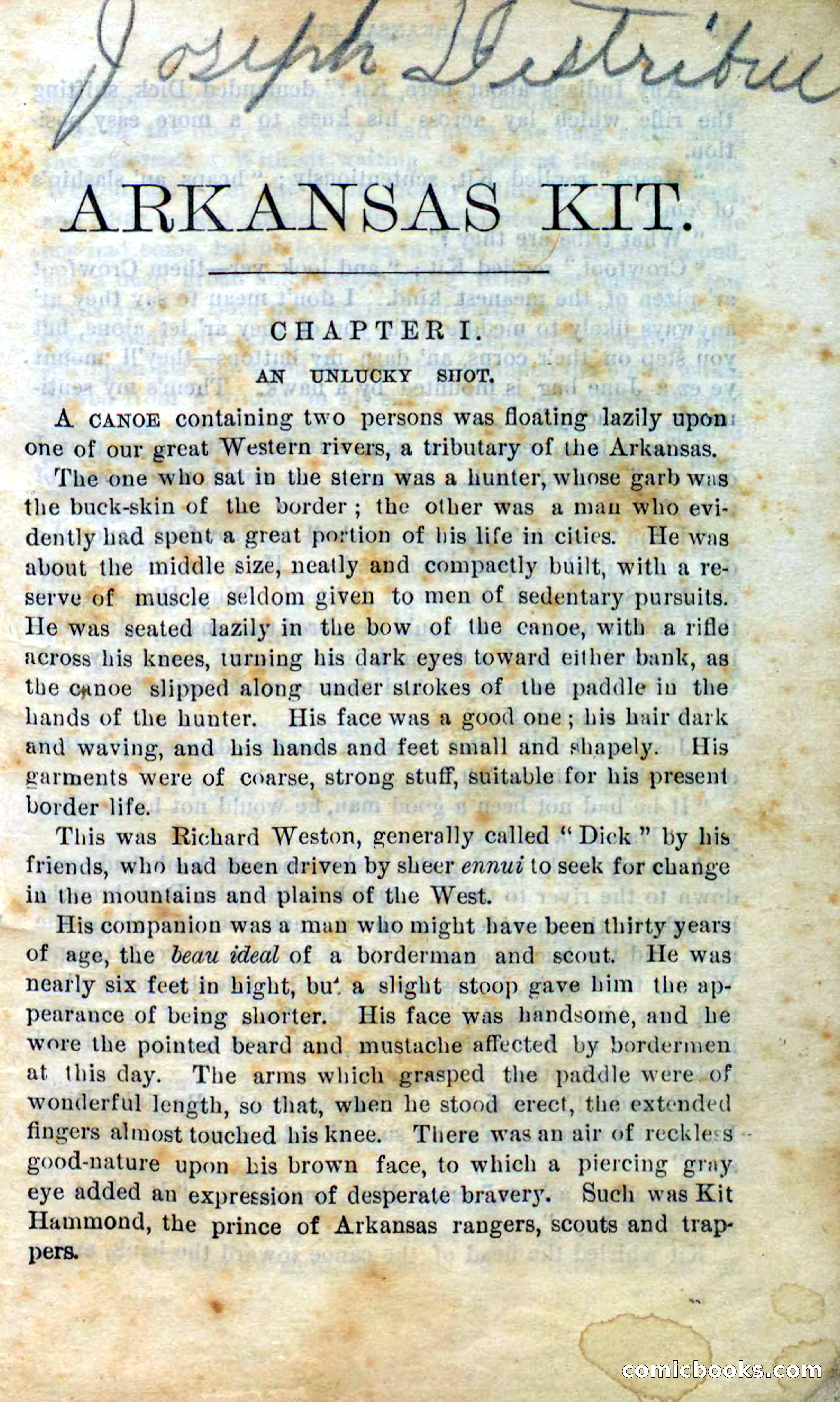 Beadle's Dime Novels No. 295 — page 7 of 100