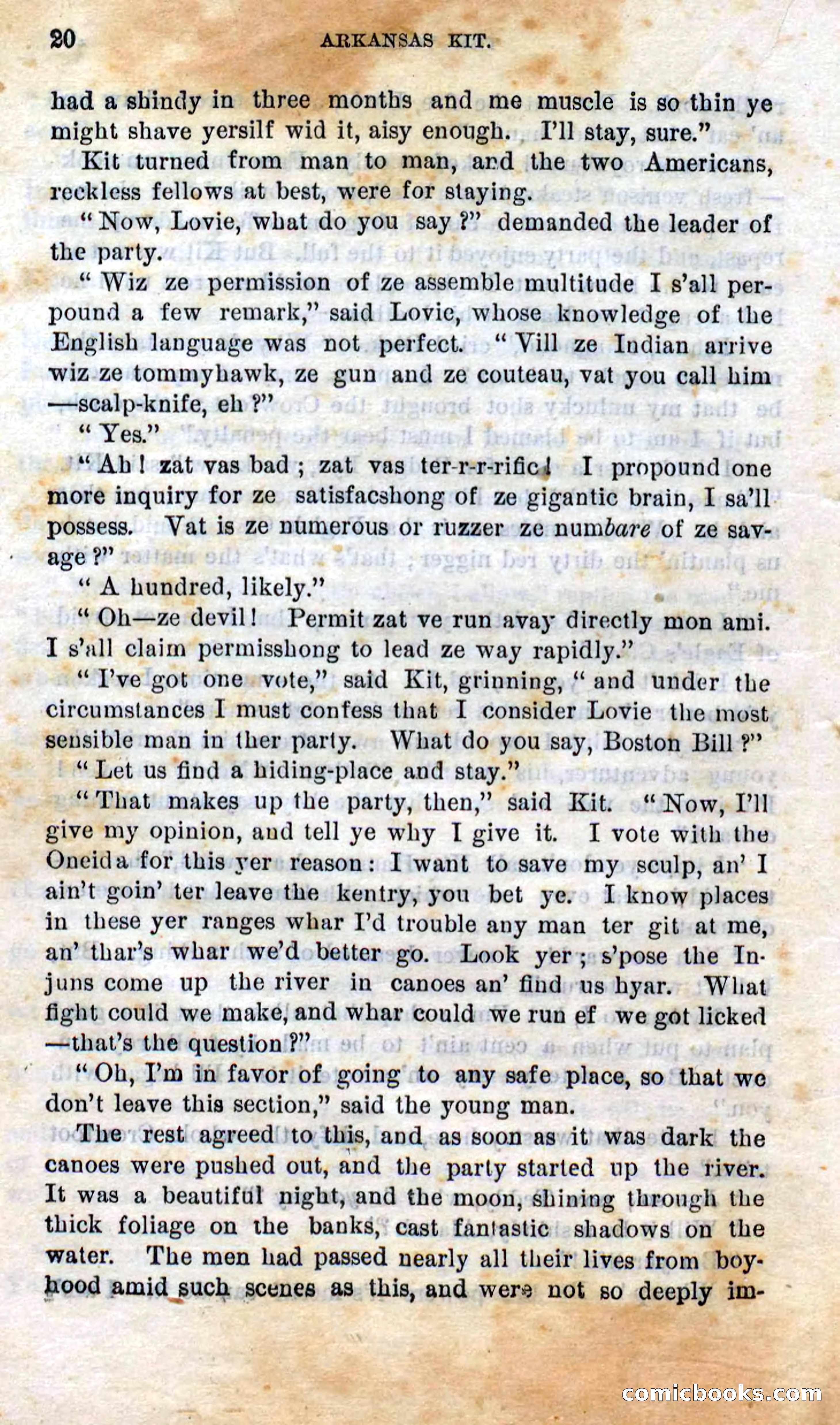 Beadle's Dime Novels No. 295 — page 18 of 100