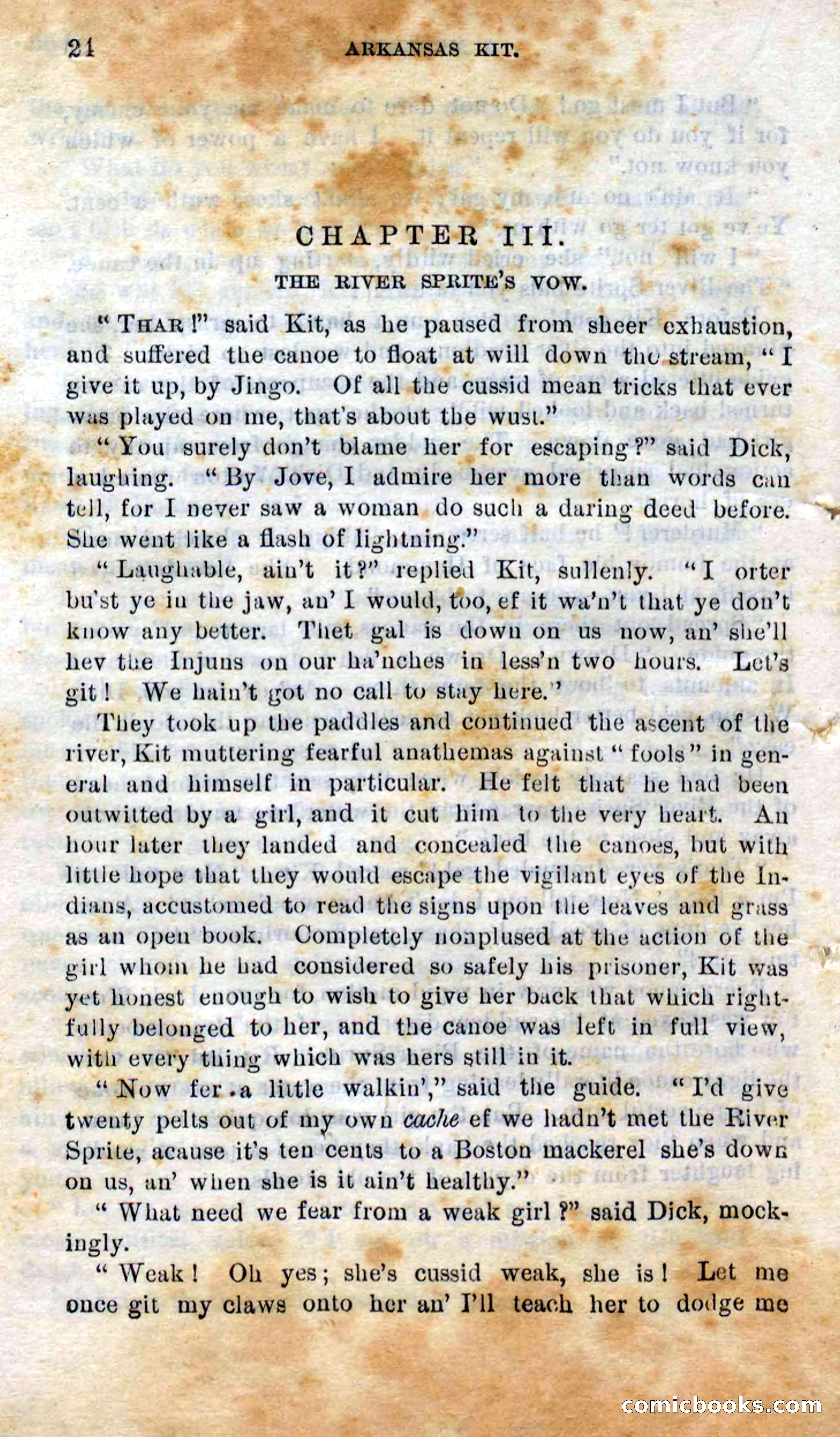 Beadle's Dime Novels No. 295 — page 22 of 100