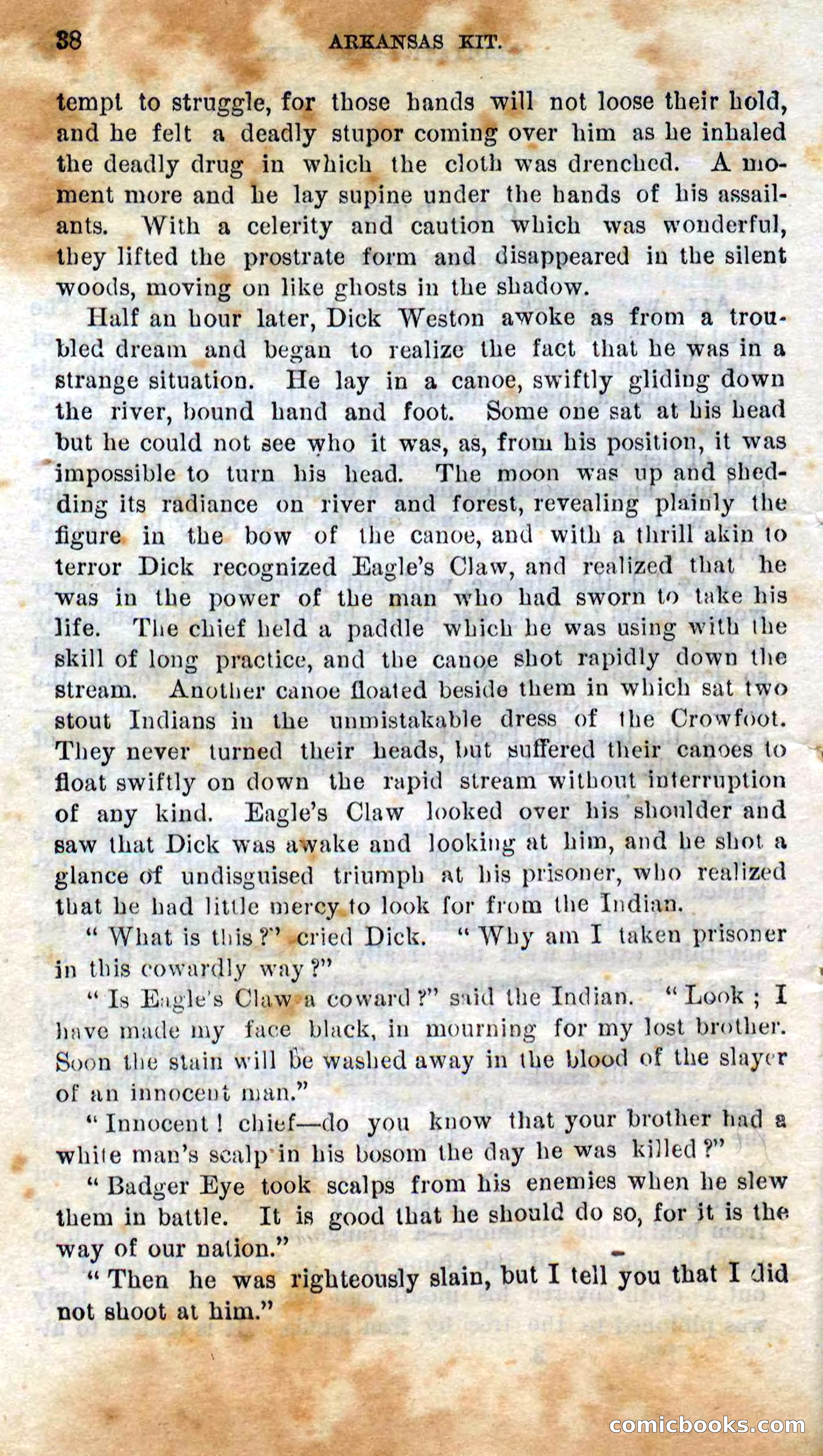 Beadle's Dime Novels No. 295 — page 36 of 100
