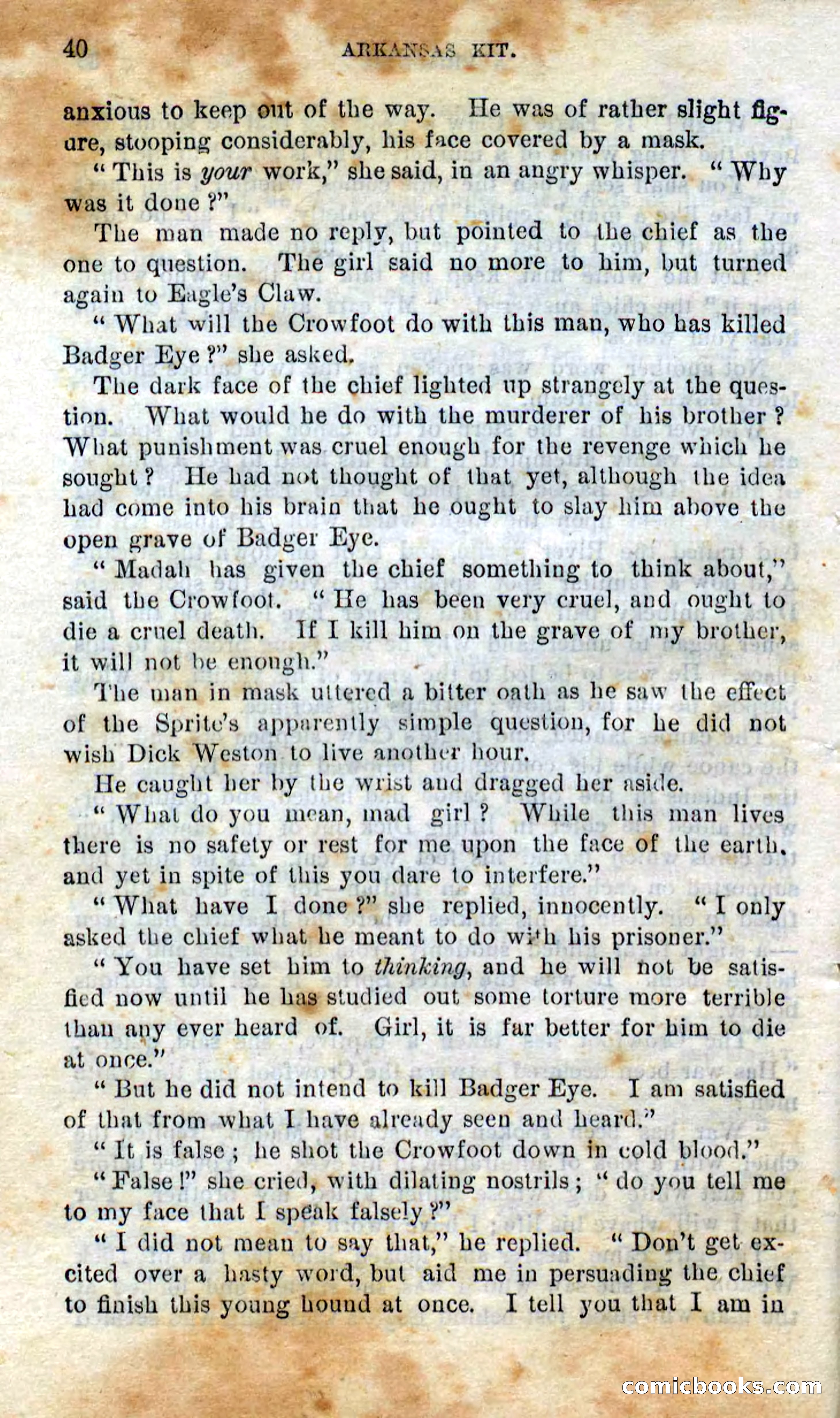 Beadle's Dime Novels No. 295 — page 38 of 100