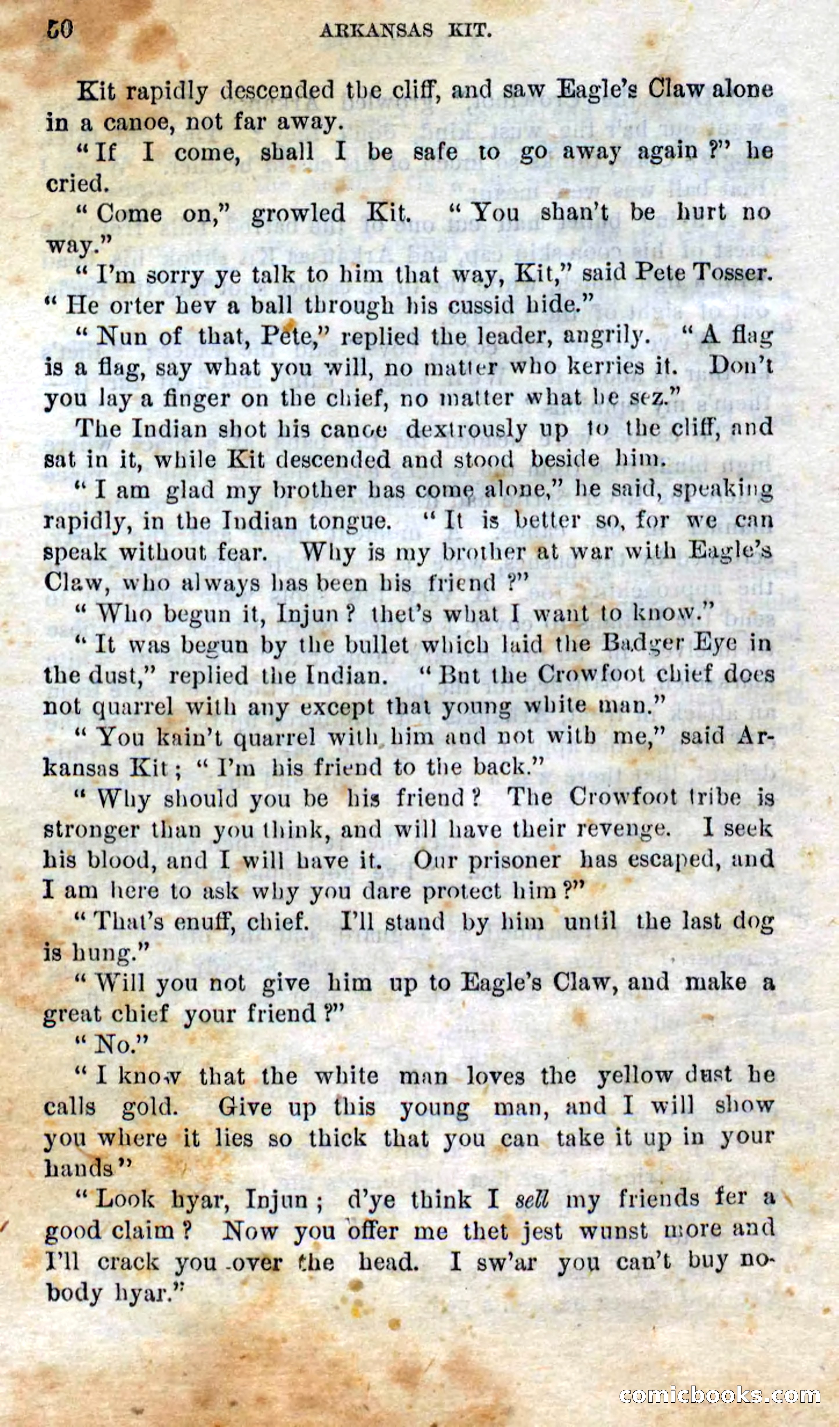 Beadle's Dime Novels No. 295 — page 48 of 100
