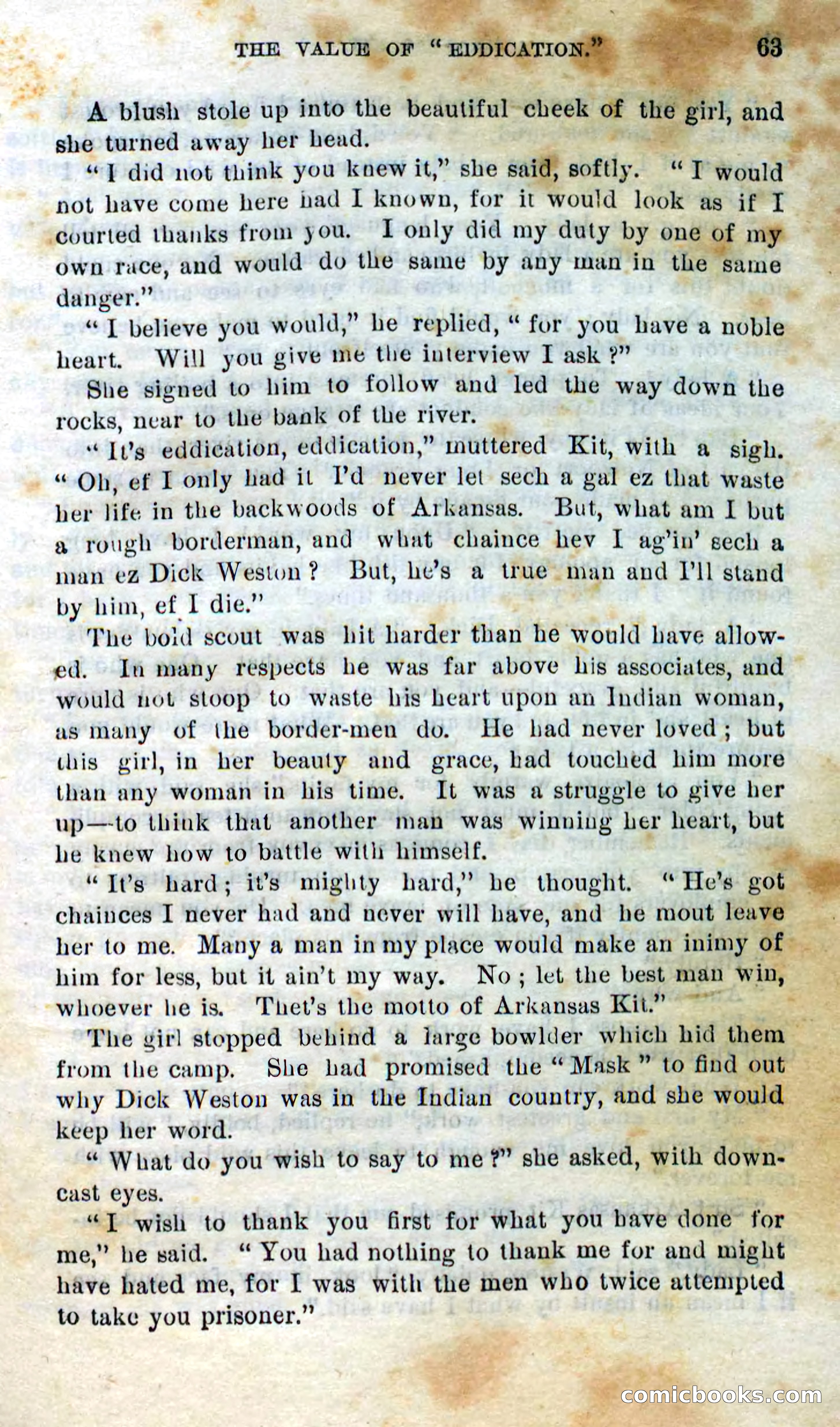 Beadle's Dime Novels No. 295 — page 61 of 100