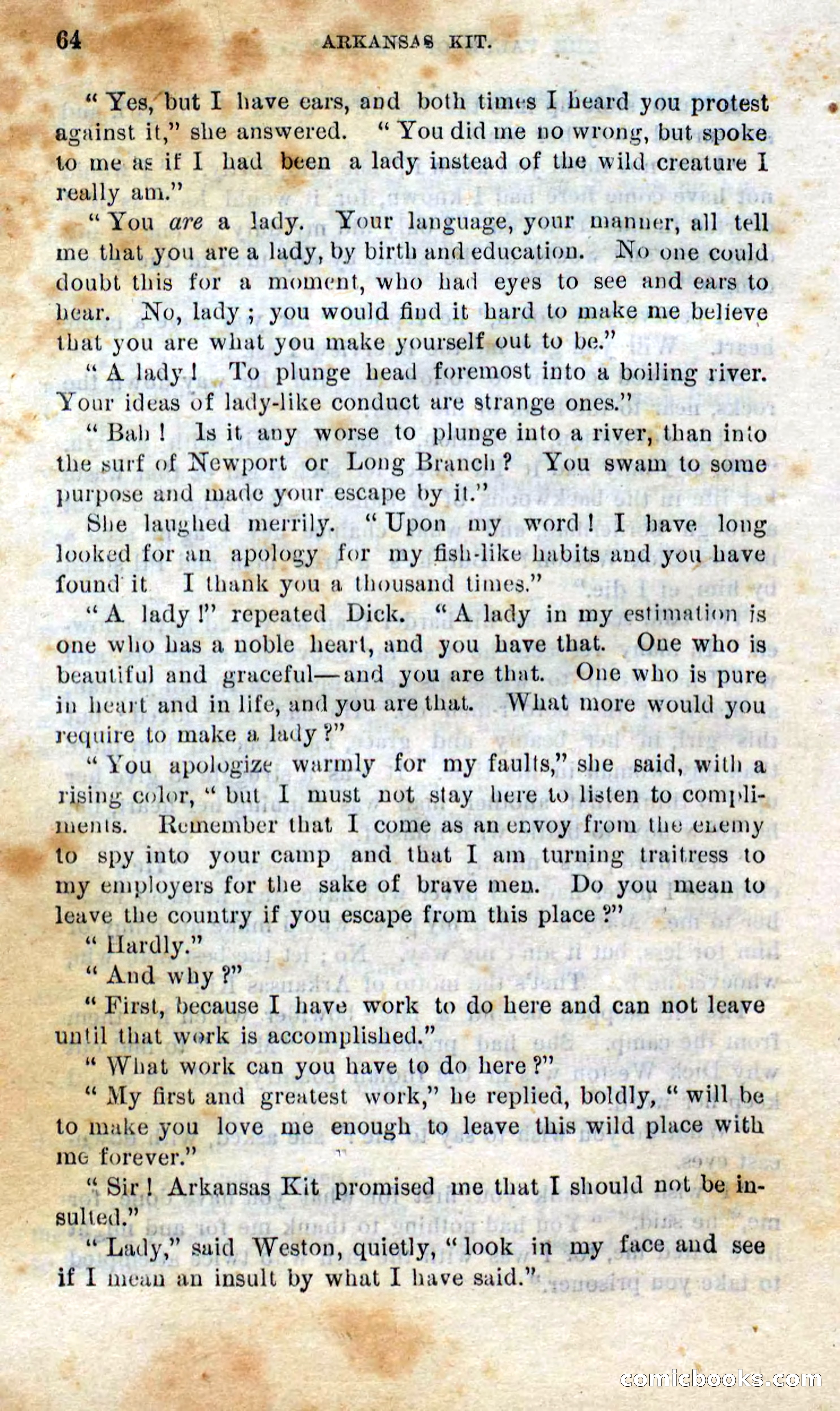 Beadle's Dime Novels No. 295 — page 62 of 100