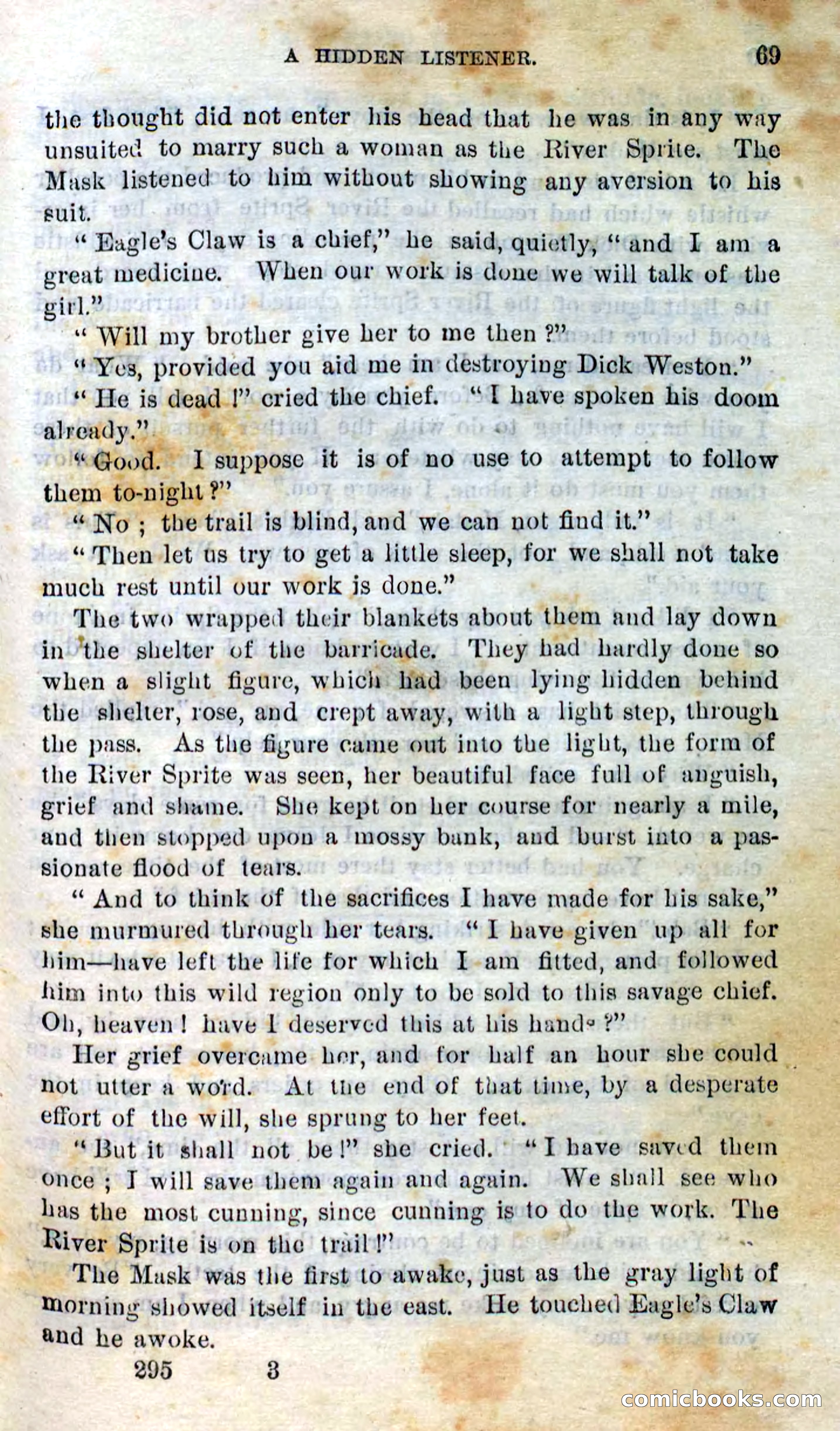Beadle's Dime Novels No. 295 — page 67 of 100