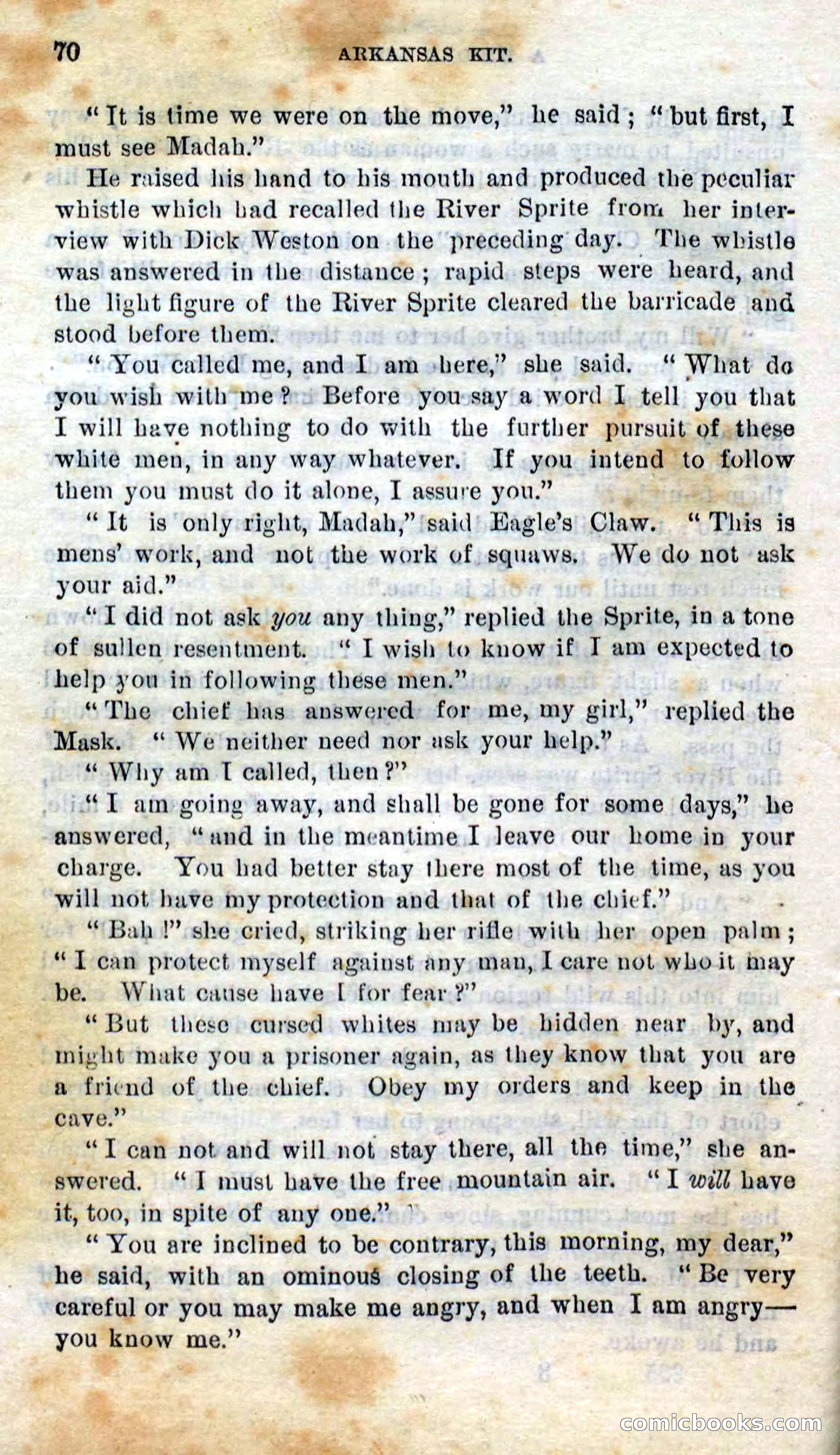 Beadle's Dime Novels No. 295 — page 68 of 100