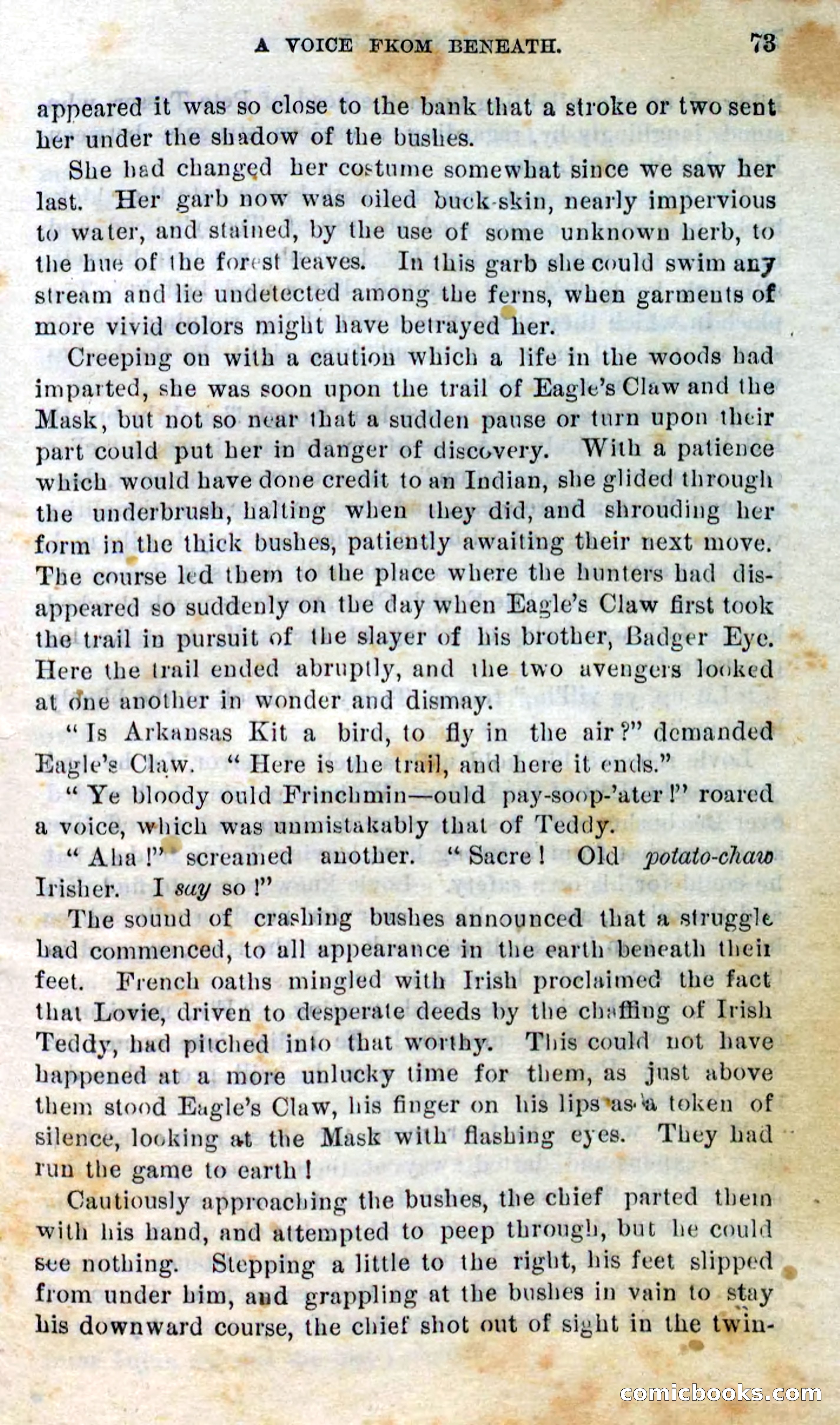 Beadle's Dime Novels No. 295 — page 71 of 100