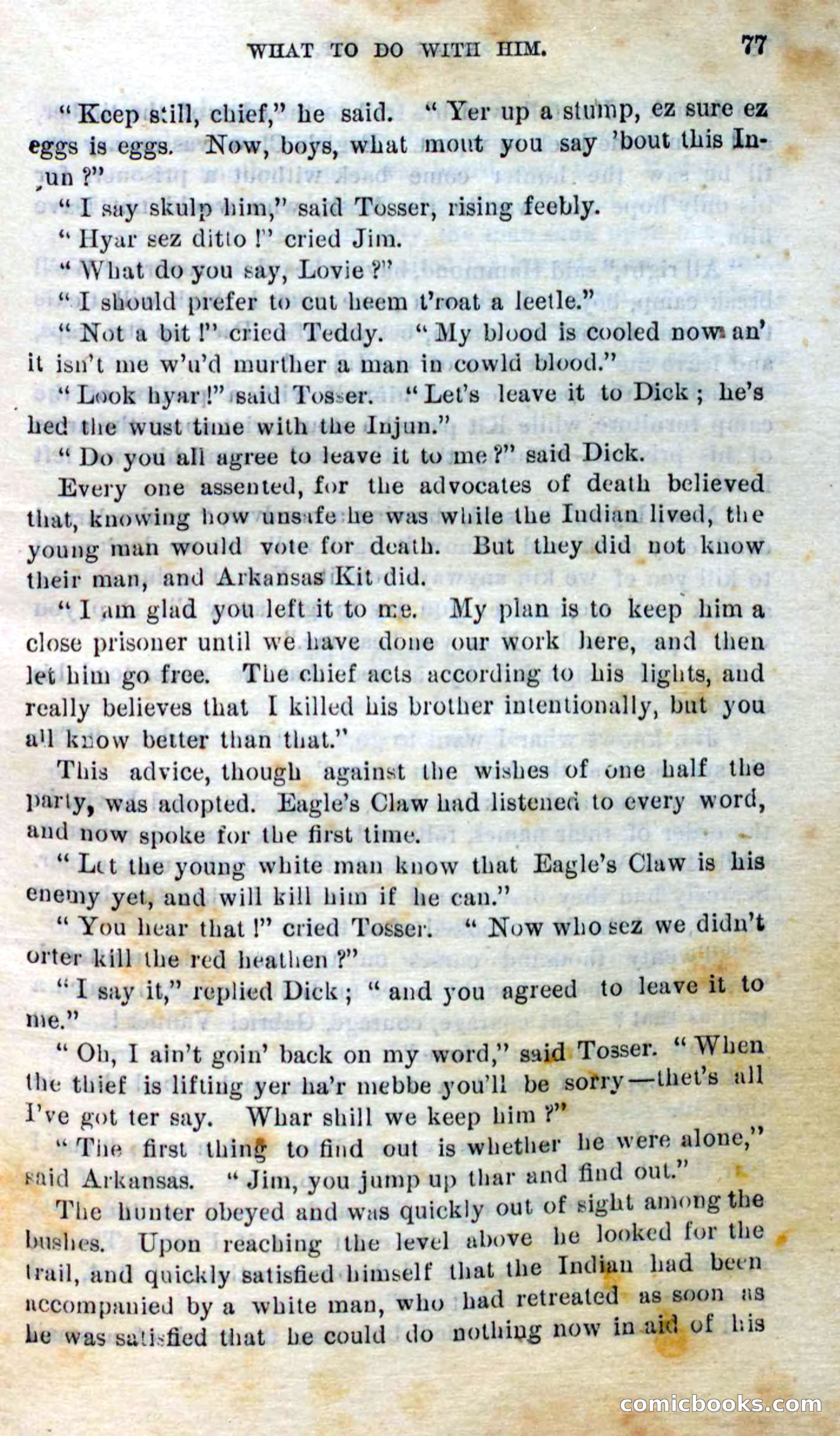Beadle's Dime Novels No. 295 — page 75 of 100