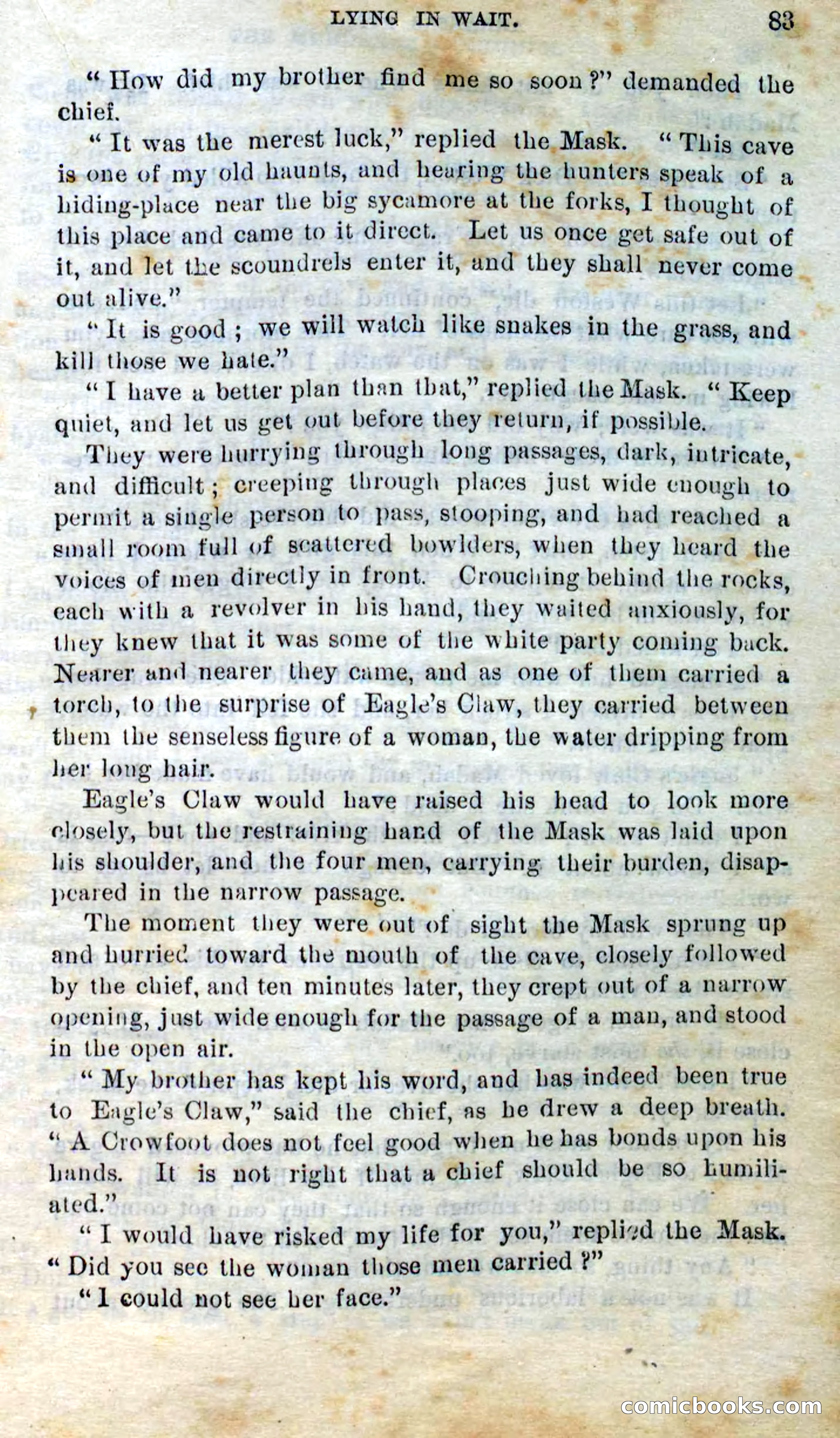 Beadle's Dime Novels No. 295 — page 81 of 100