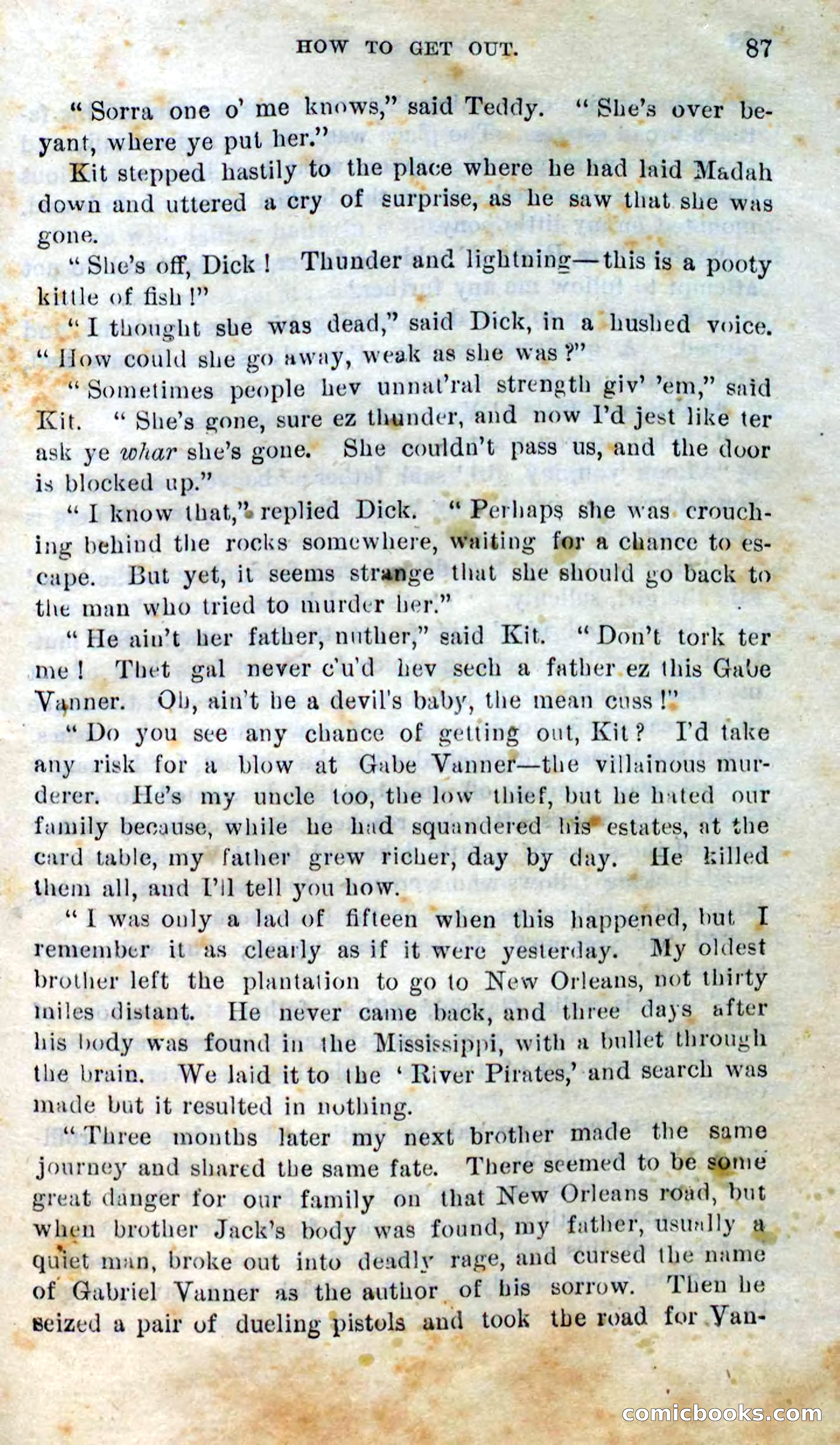 Beadle's Dime Novels No. 295 — page 85 of 100