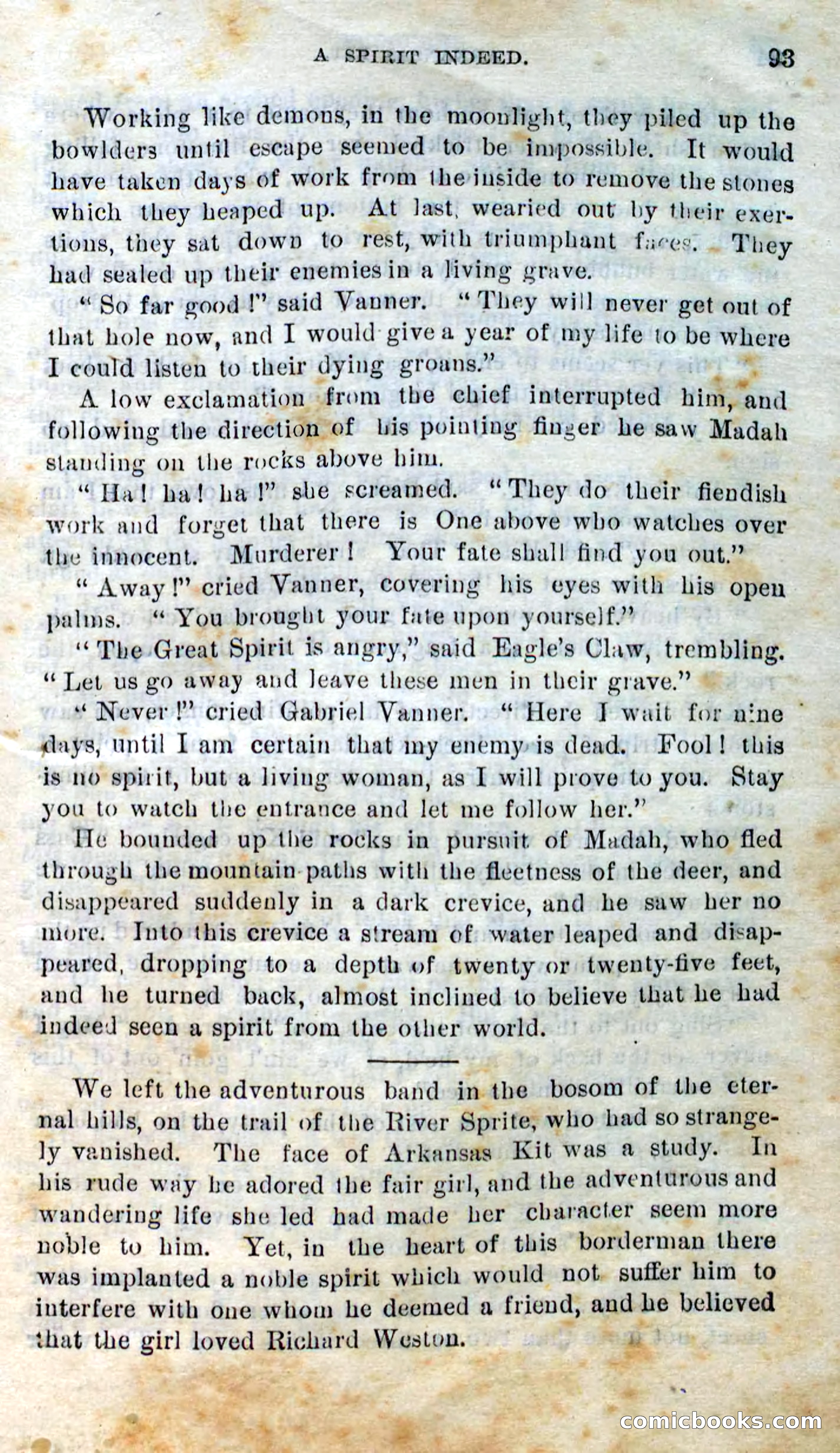 Beadle's Dime Novels No. 295 — page 91 of 100