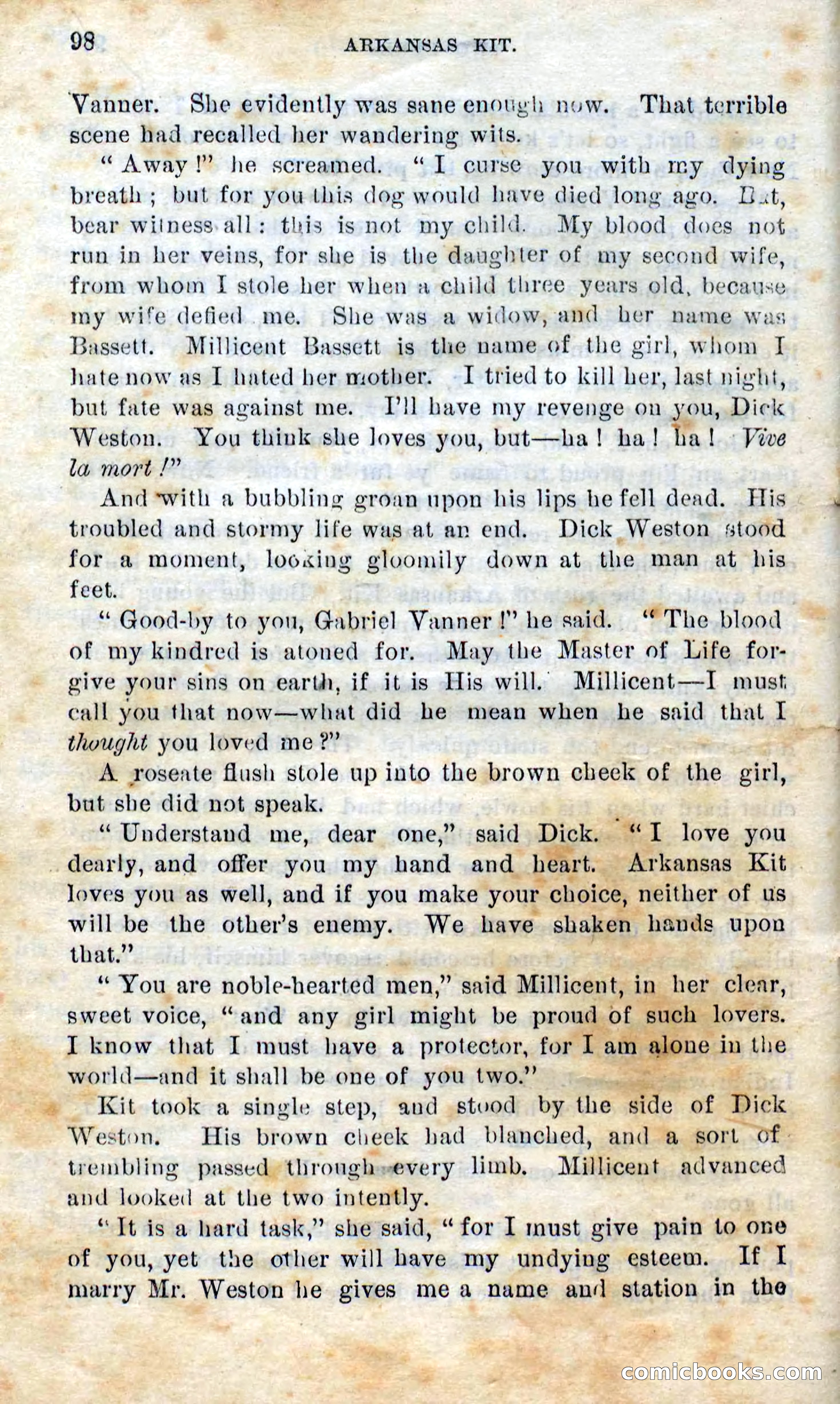 Beadle's Dime Novels No. 295 — page 96 of 100