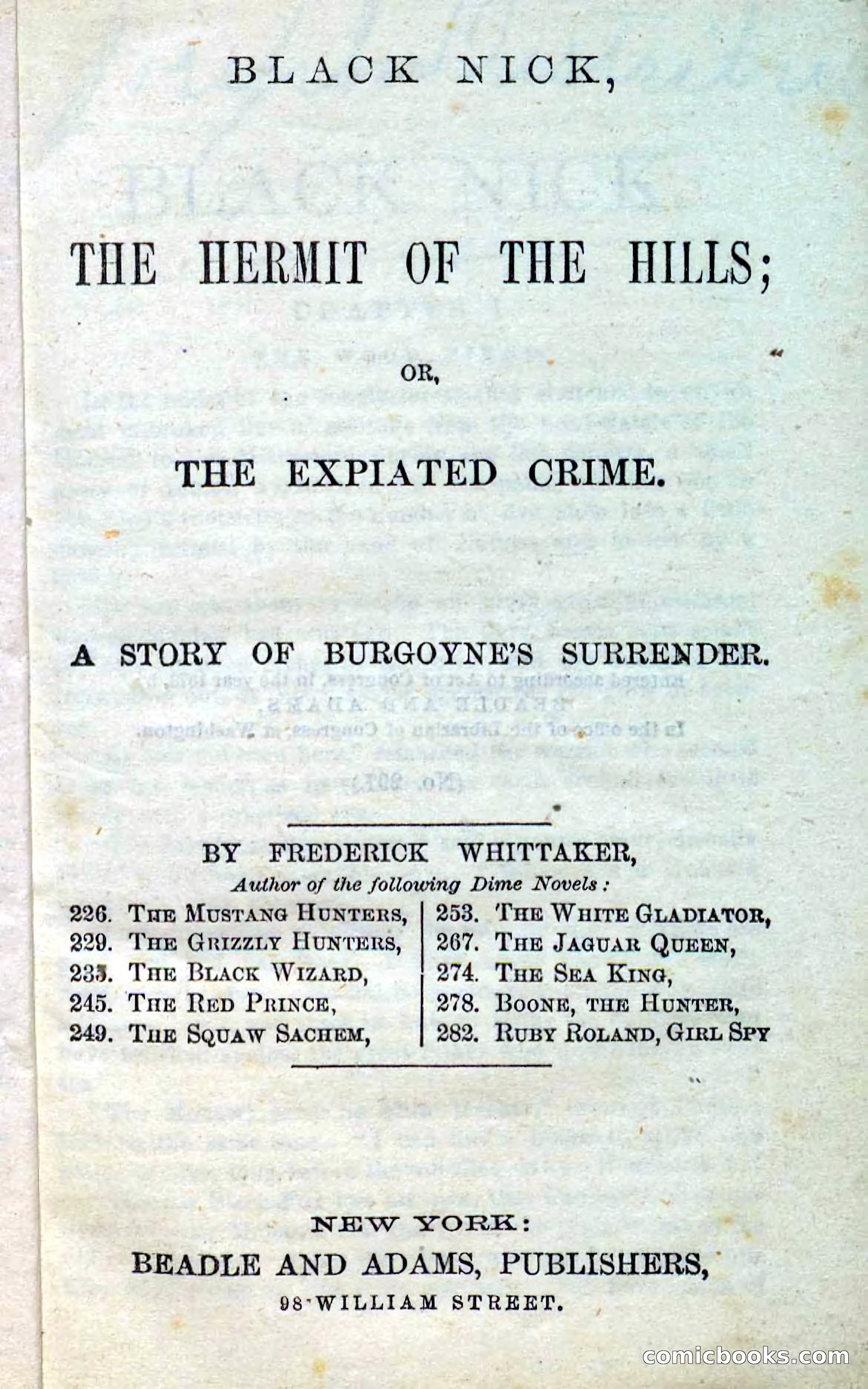 Beadle's Dime Novels No. 297: Black Nick — page 5 of 100