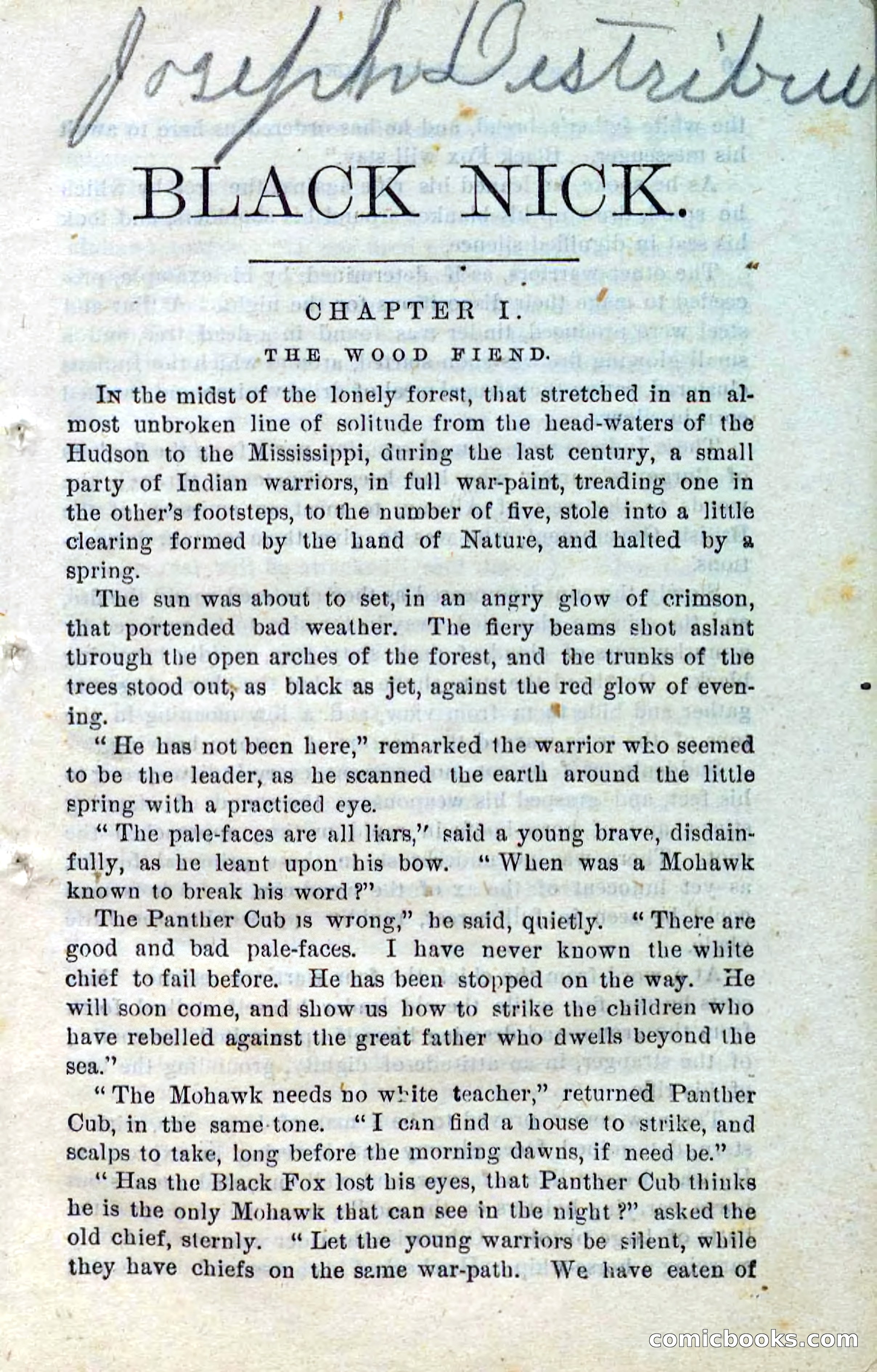 Beadle's Dime Novels No. 297: Black Nick — page 7 of 100