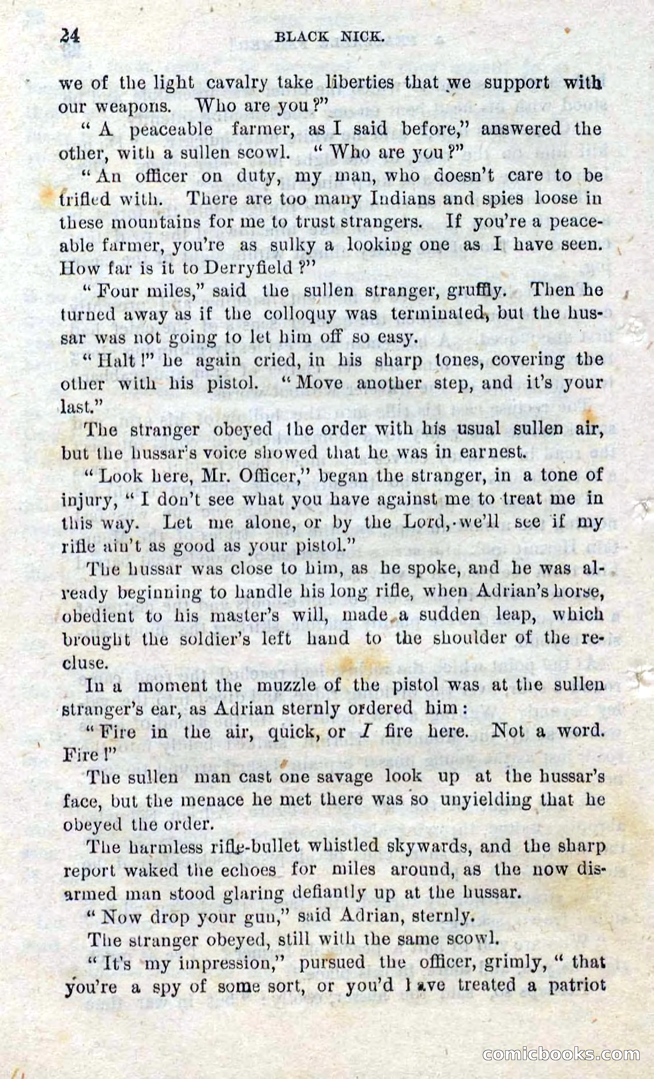 Beadle's Dime Novels No. 297: Black Nick — page 22 of 100