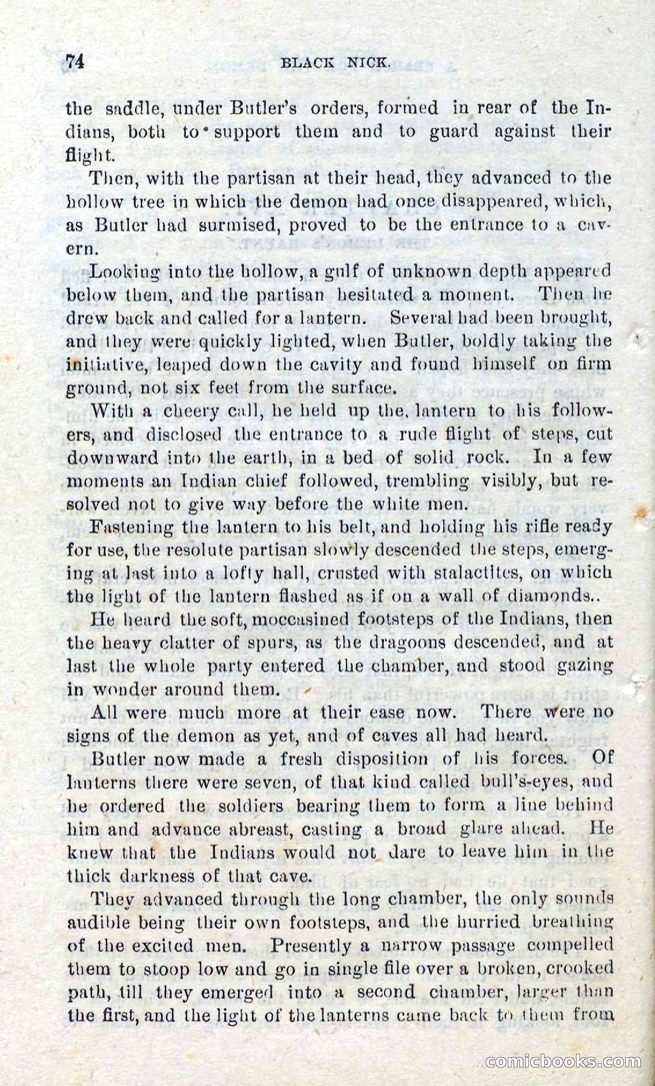Beadle's Dime Novels No. 297: Black Nick — page 72 of 100