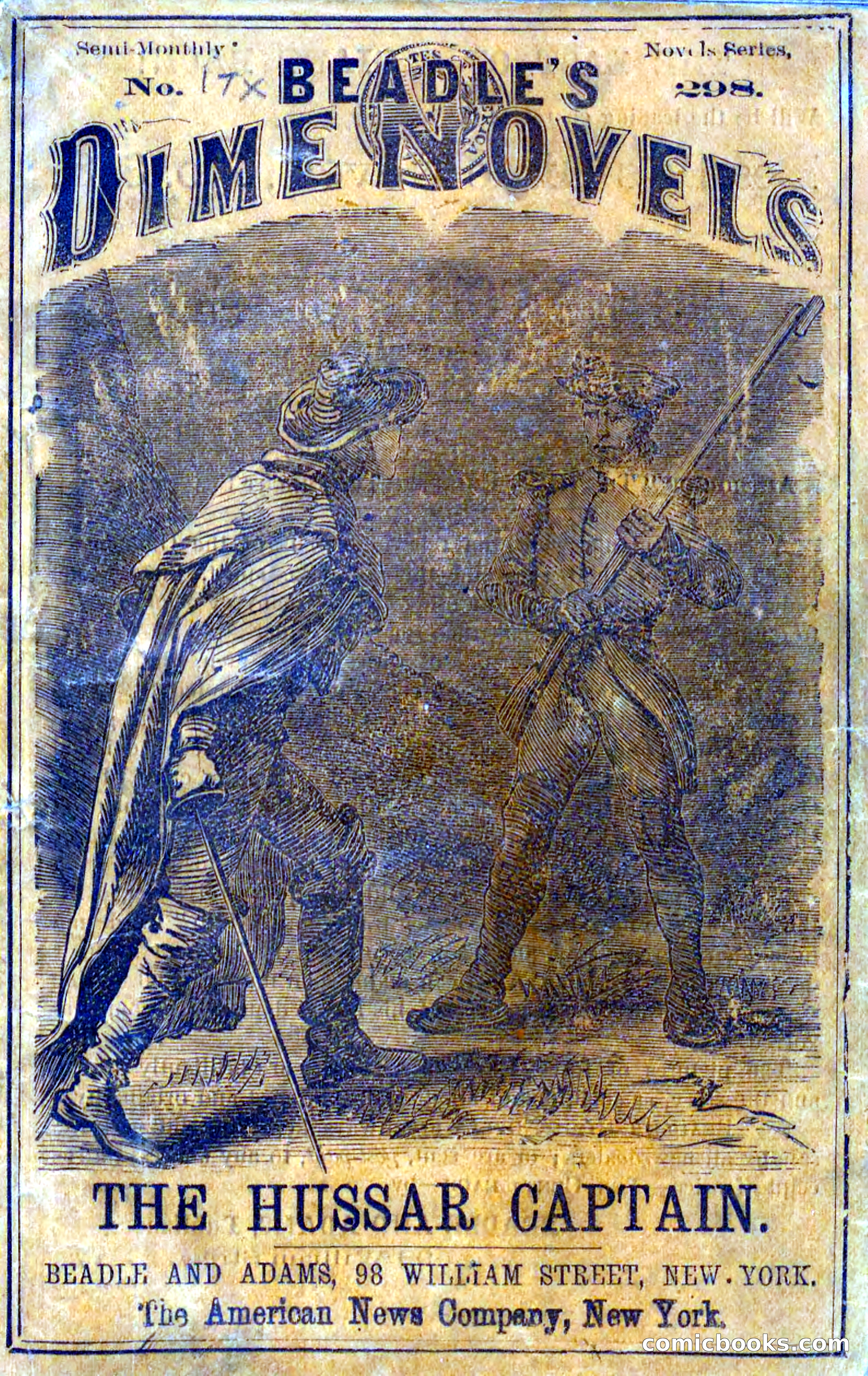 Beadle's Dime Novels No. 298: The Hussar Captain — page 1 of 100