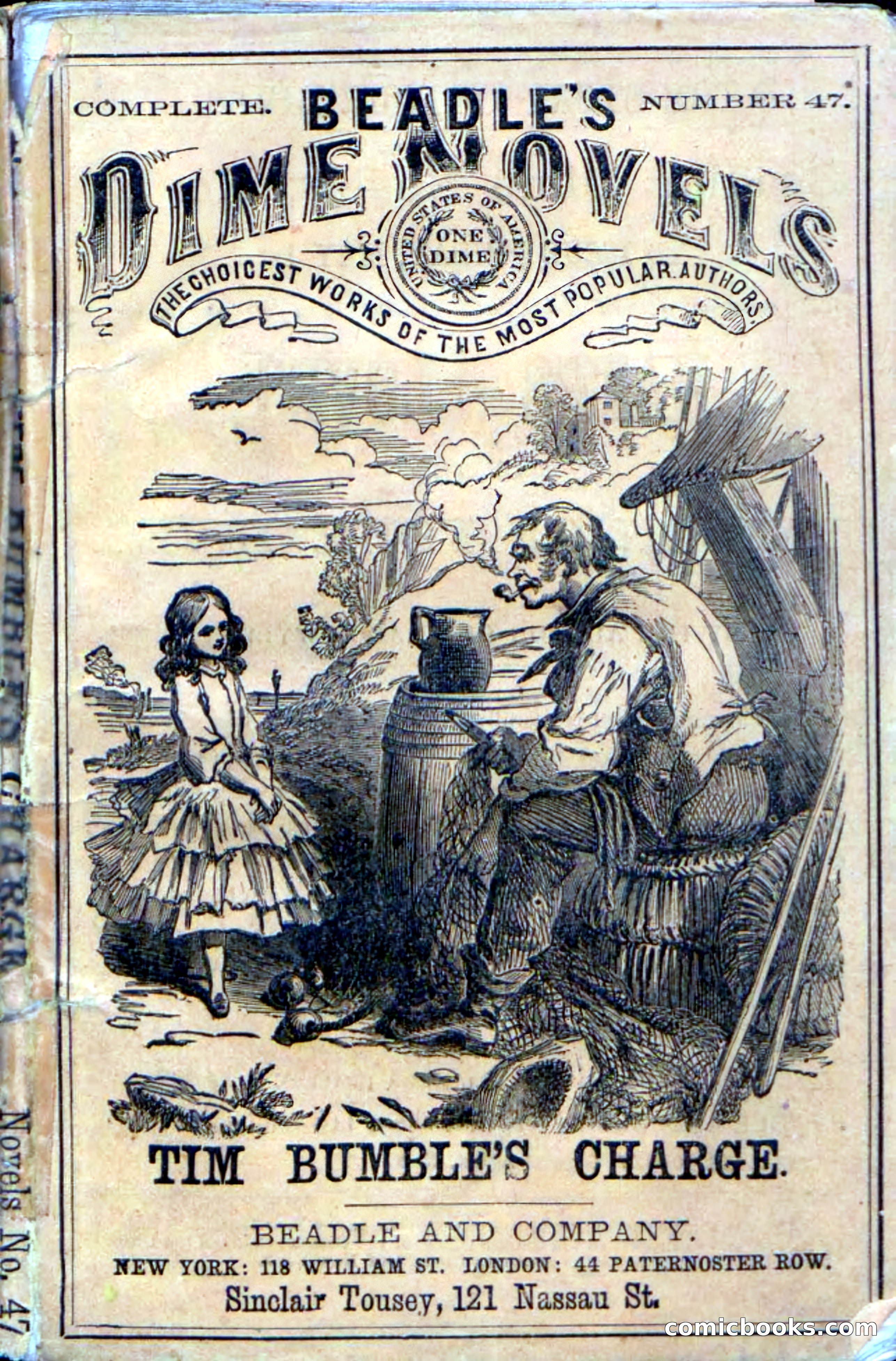 Beadle's Dime Novels No. 47: Tim Bumble's Charge — page 1 of 100