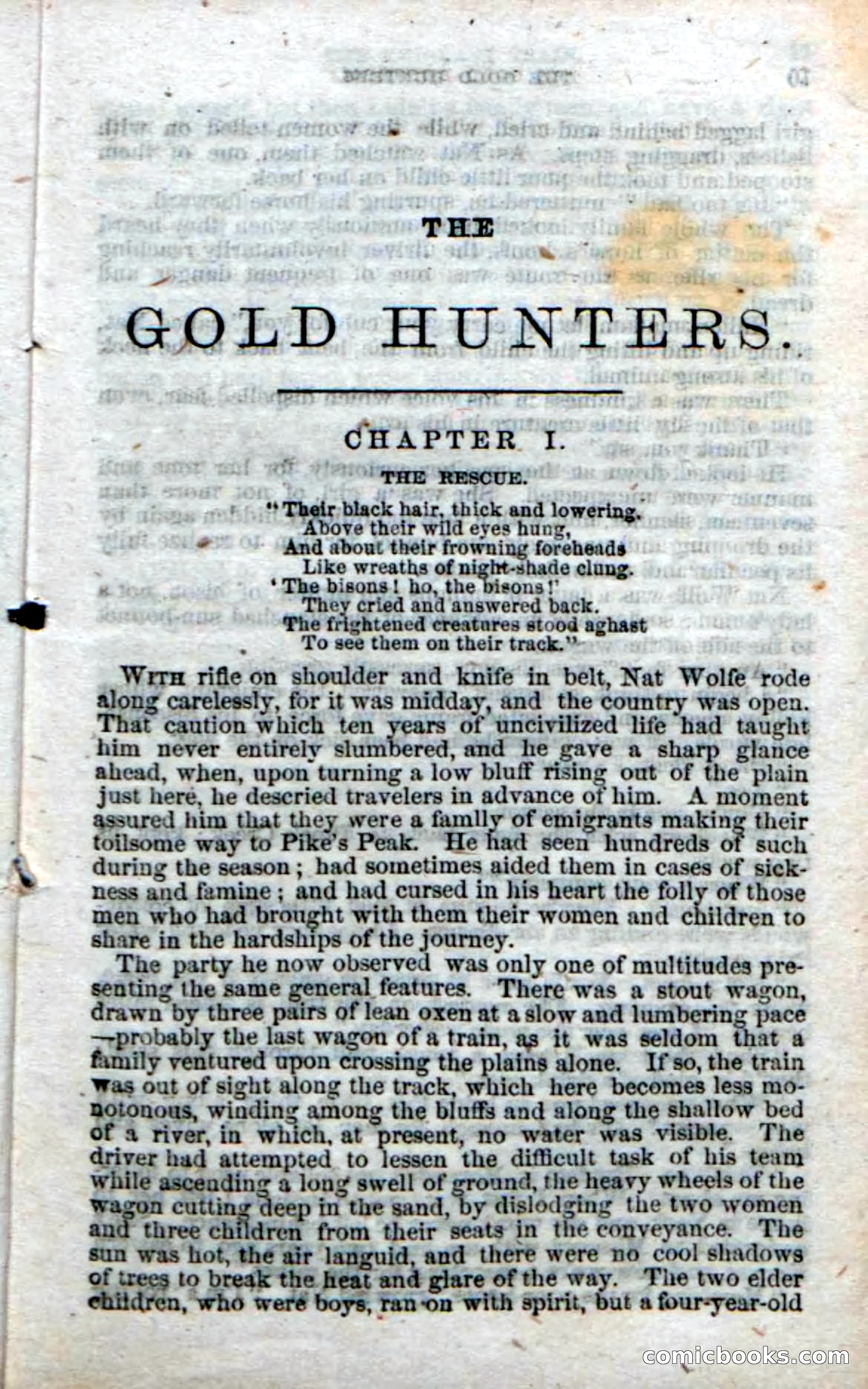 Beadle's Dime Novels No. 49: The Gold Hunters — page 7 of 100