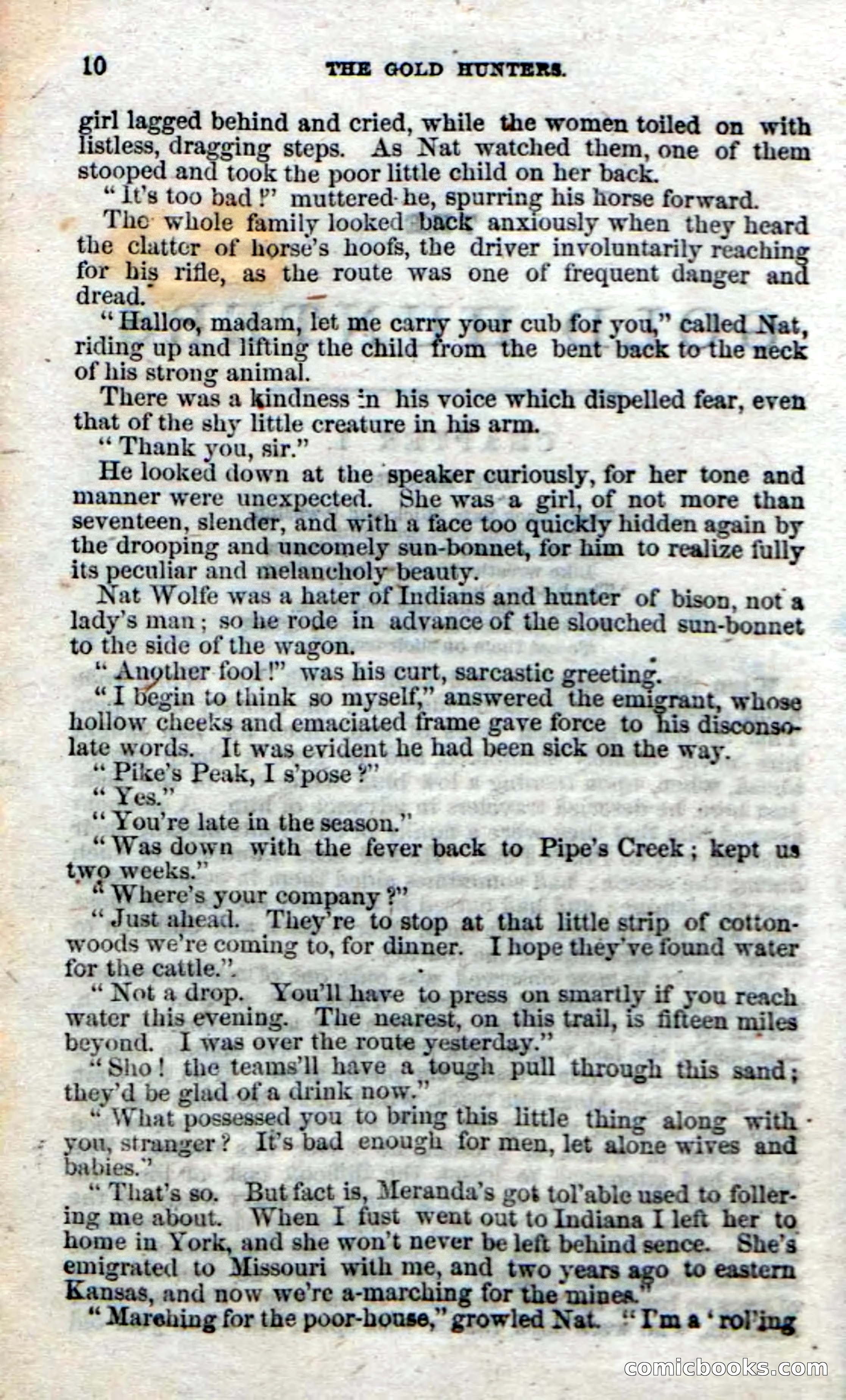 Beadle's Dime Novels No. 49: The Gold Hunters — page 8 of 100