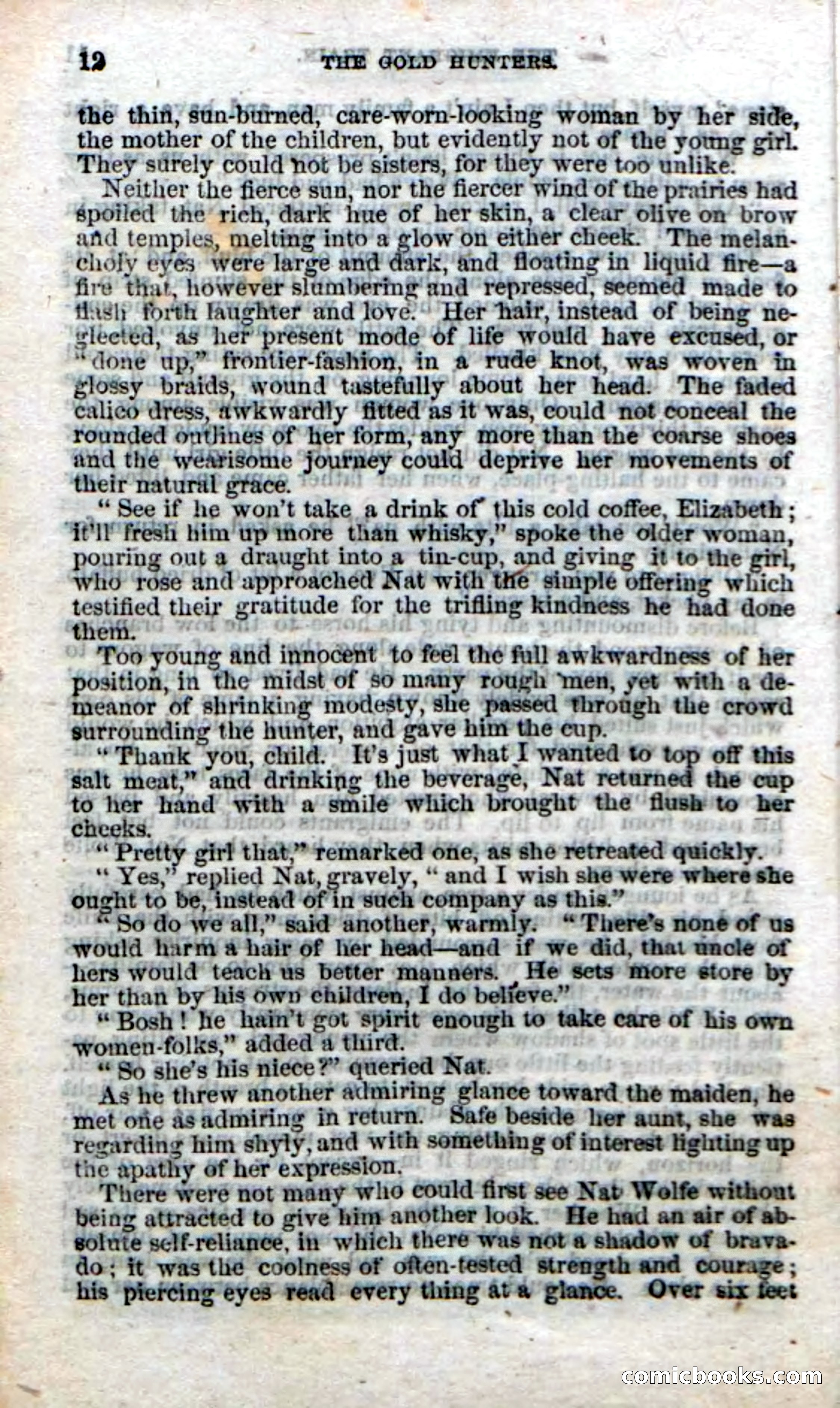 Beadle's Dime Novels No. 49: The Gold Hunters — page 10 of 100