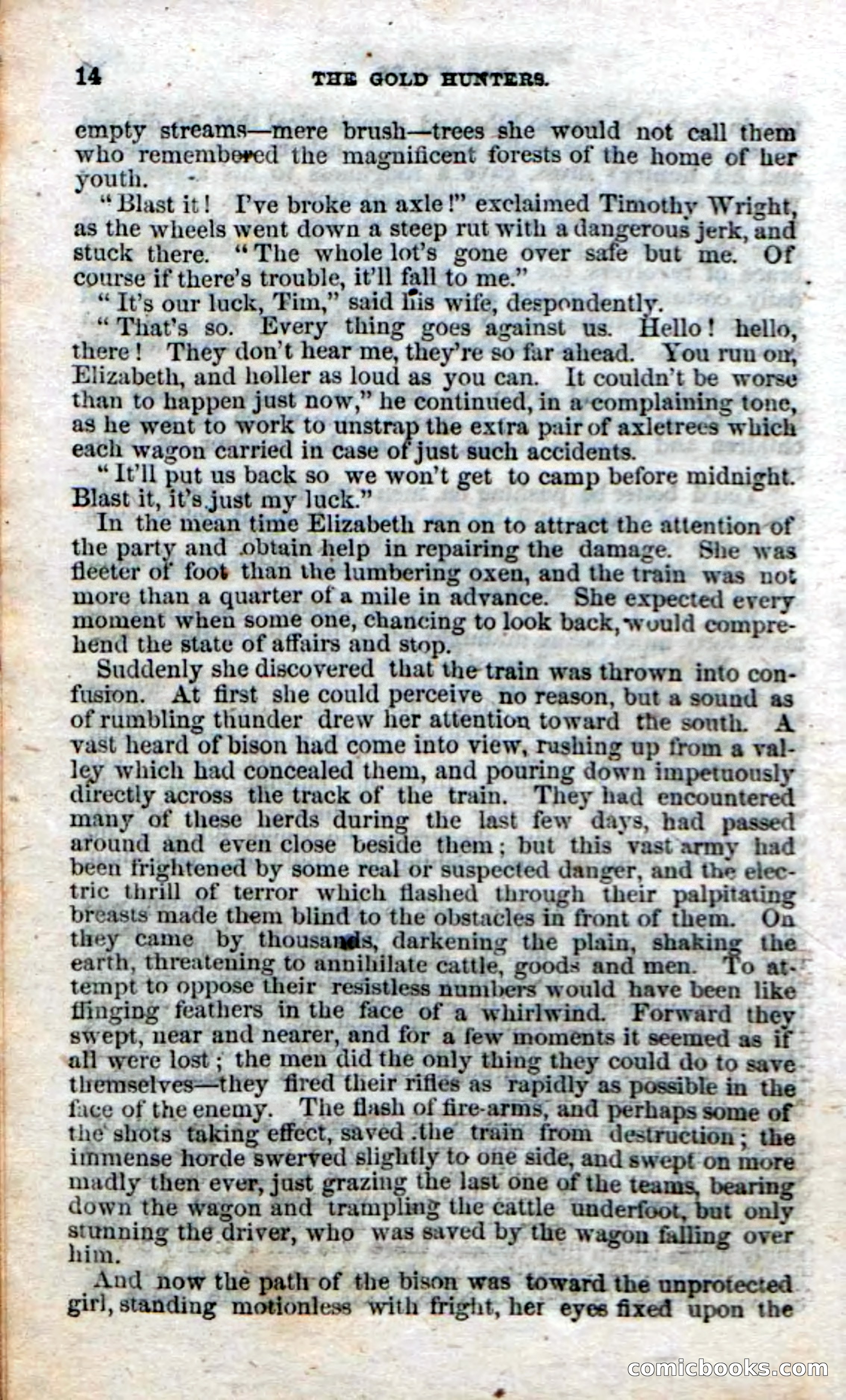 Beadle's Dime Novels No. 49: The Gold Hunters — page 12 of 100