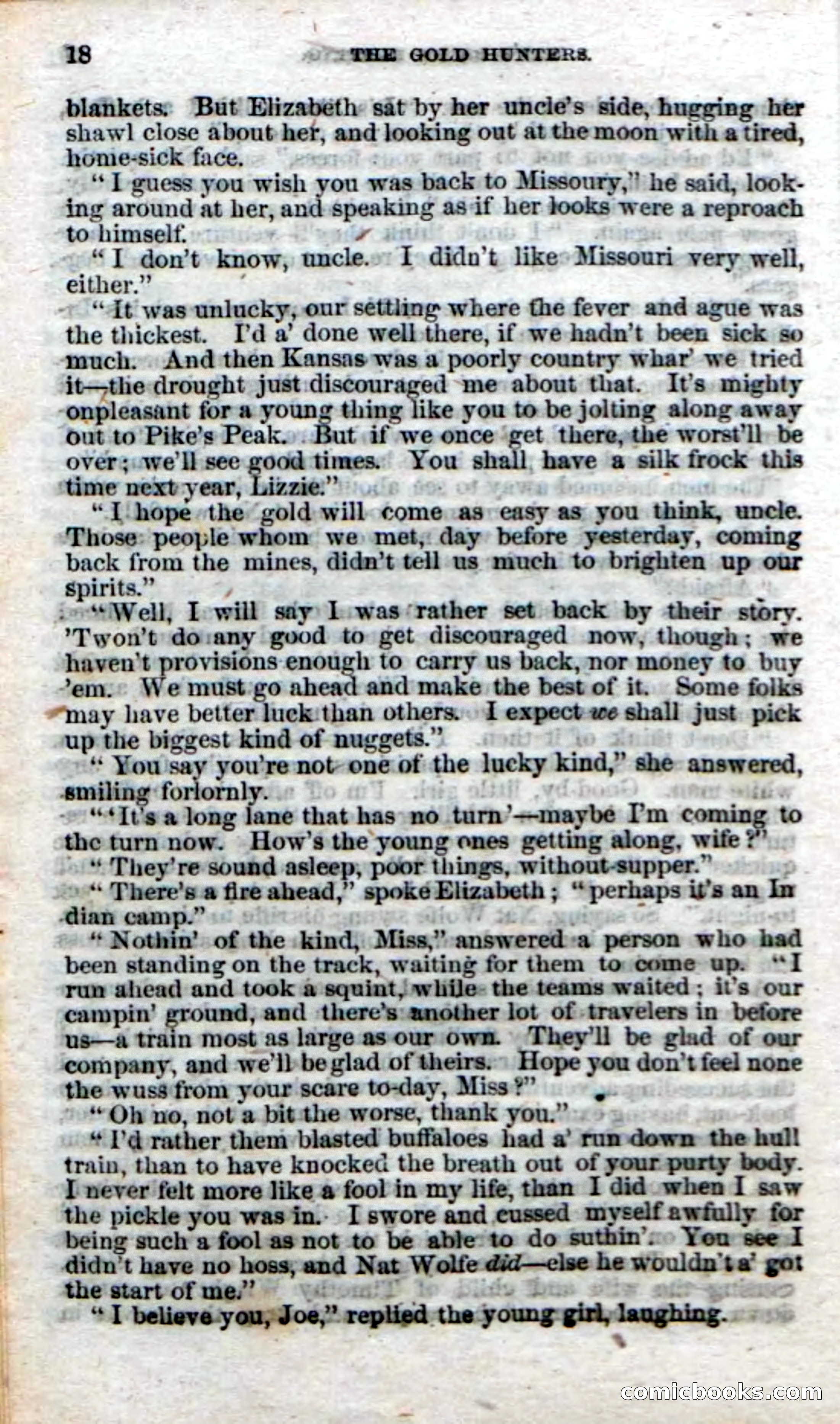 Beadle's Dime Novels No. 49: The Gold Hunters — page 16 of 100