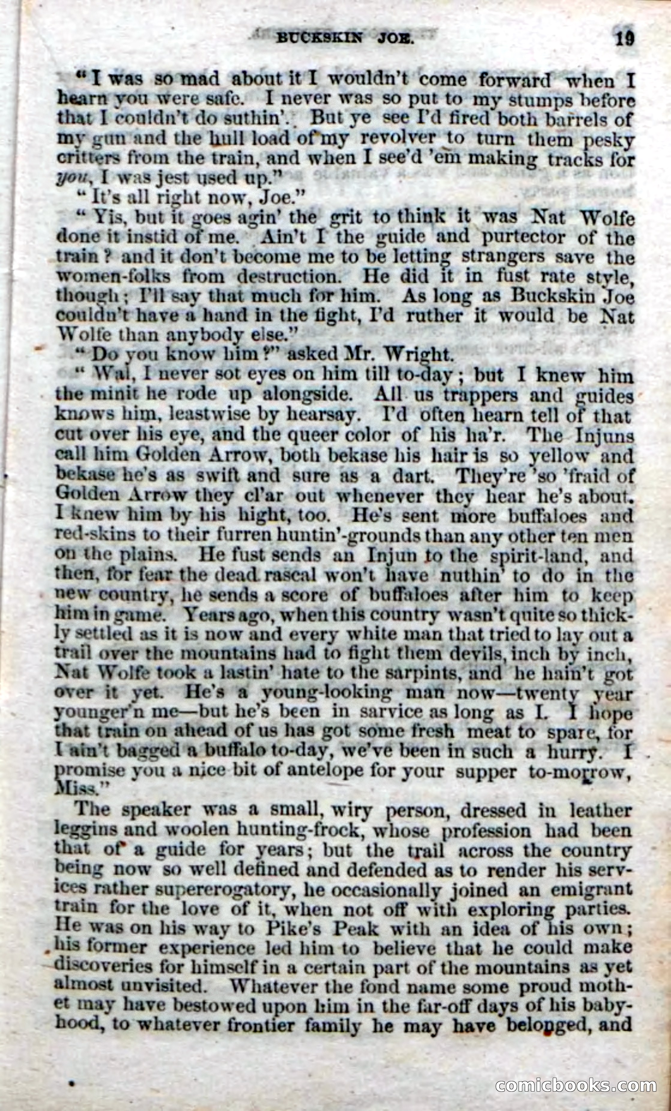 Beadle's Dime Novels No. 49: The Gold Hunters — page 17 of 100