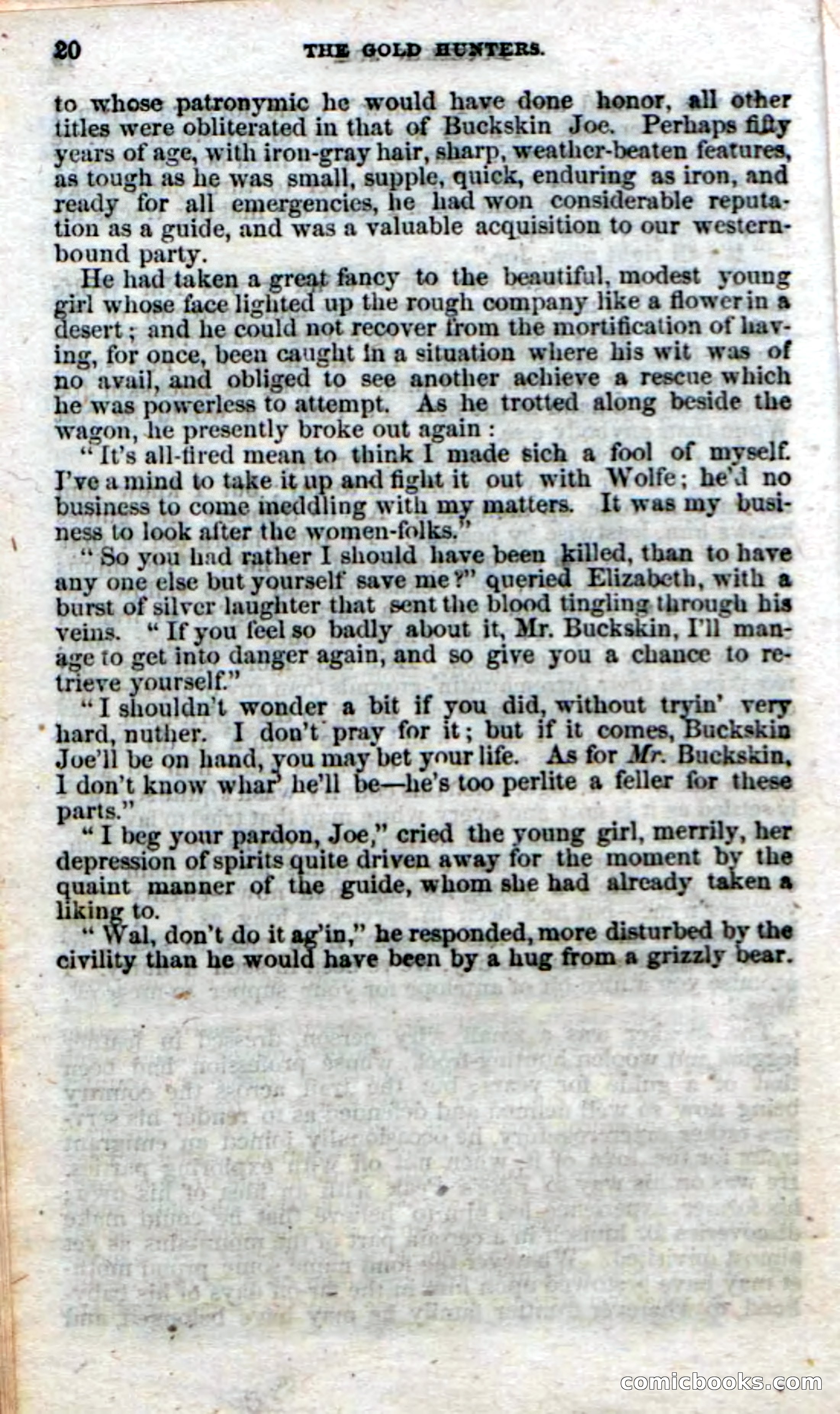 Beadle's Dime Novels No. 49: The Gold Hunters — page 18 of 100