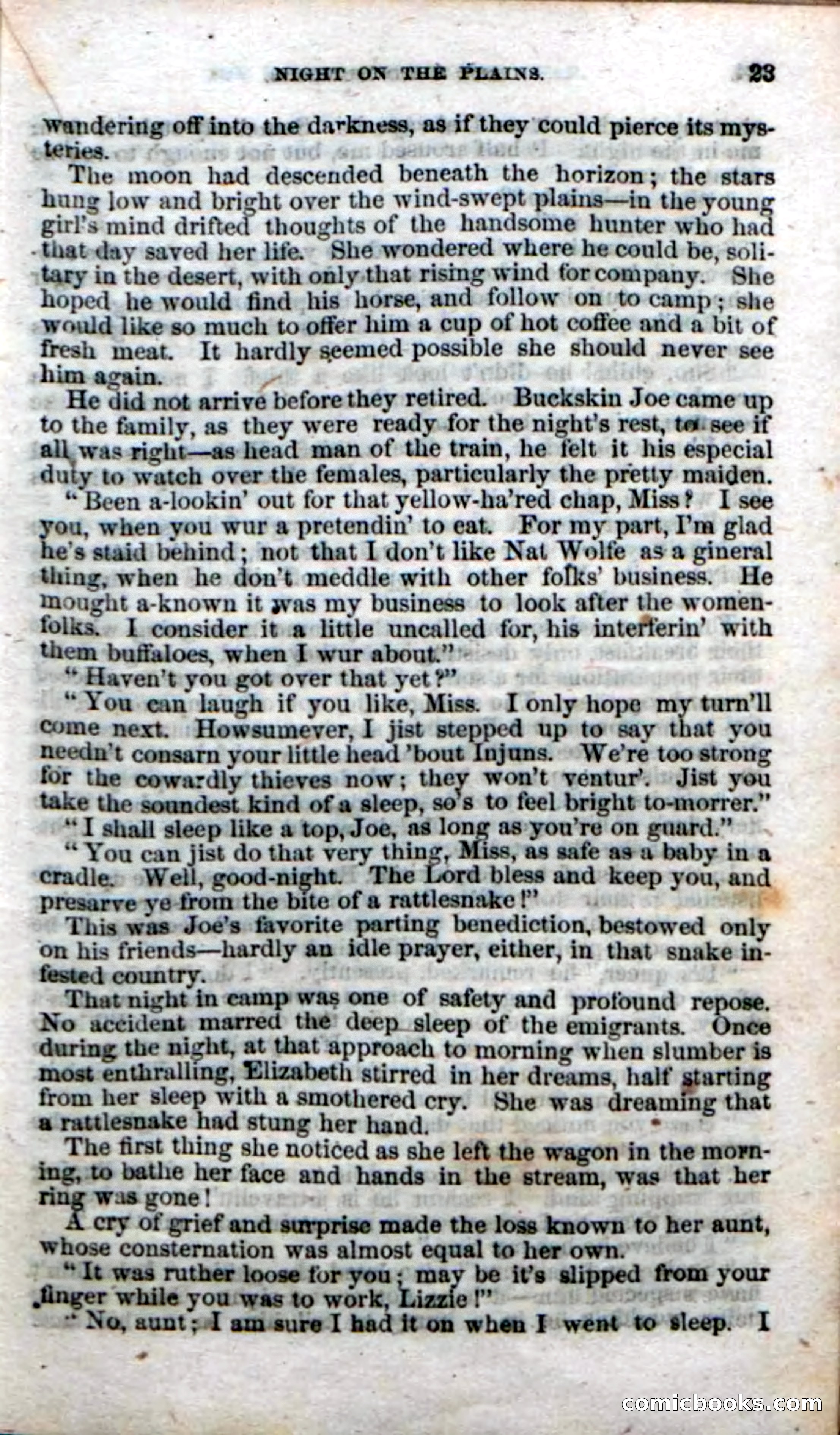 Beadle's Dime Novels No. 49: The Gold Hunters — page 21 of 100